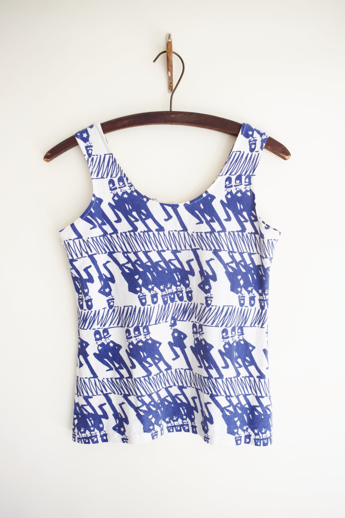 Vintage British "Bobby" Police Print Tank