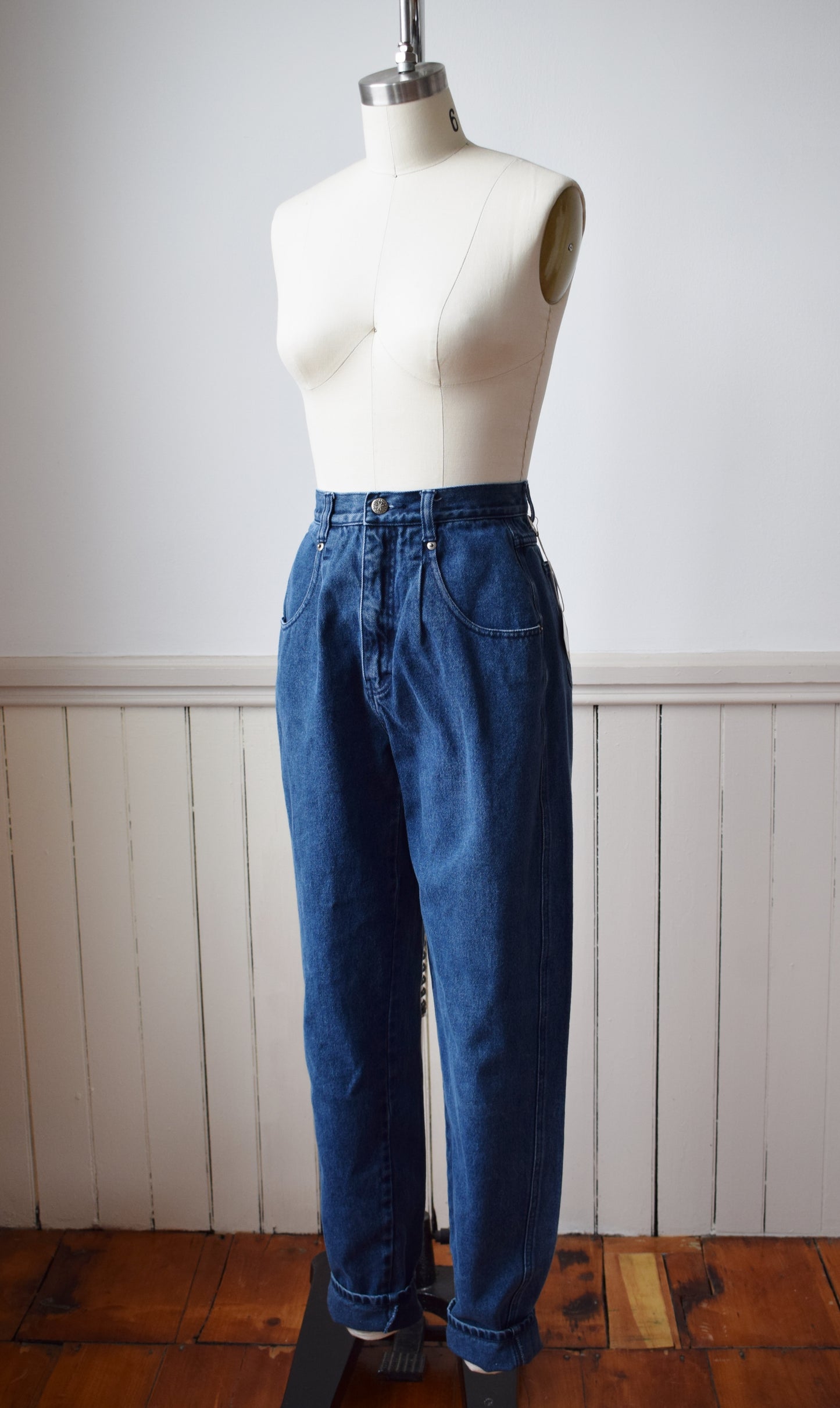 1980s High Waist Jeans | 28" W