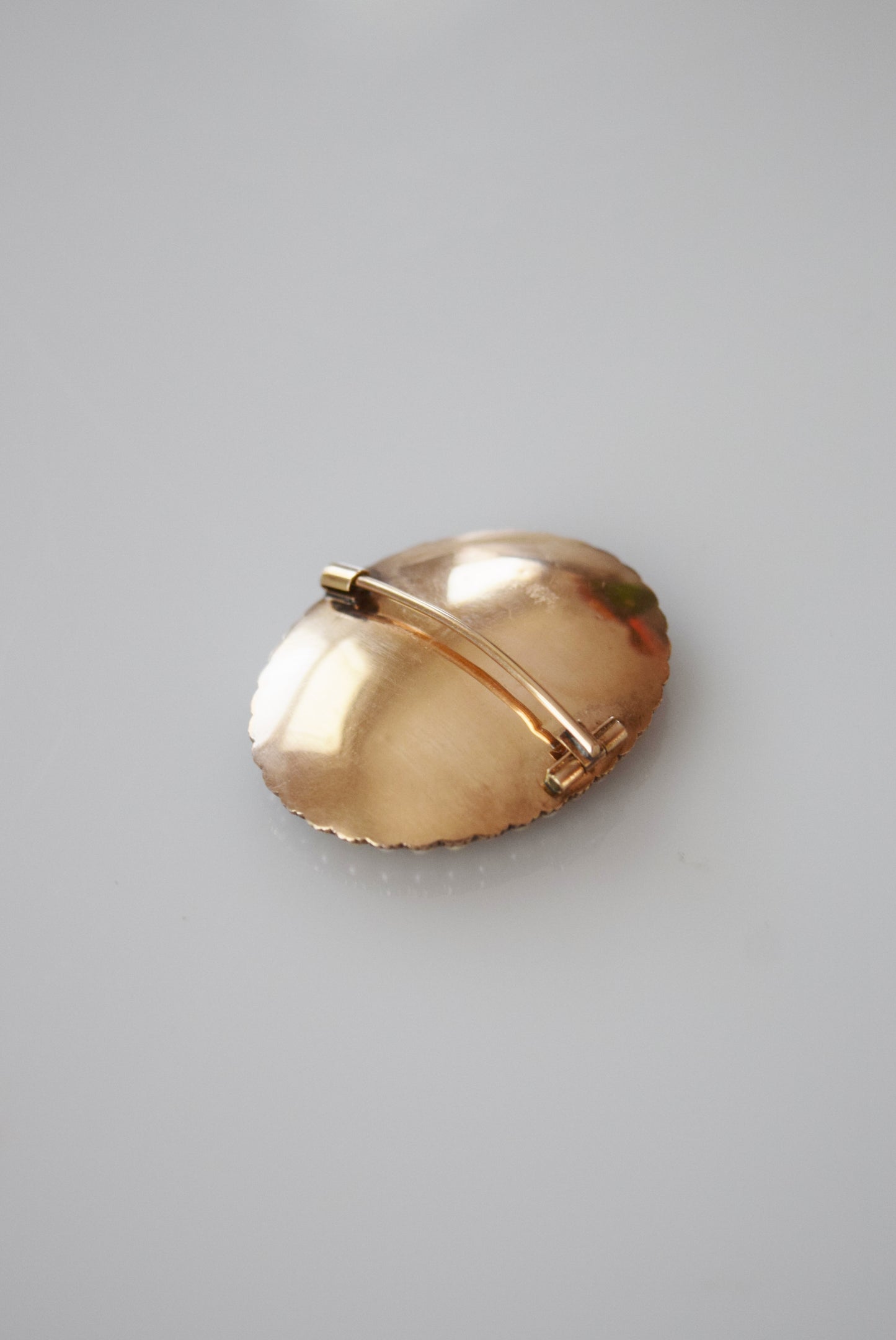 Victorian 14kt Gold and Pearl Portrait Brooch