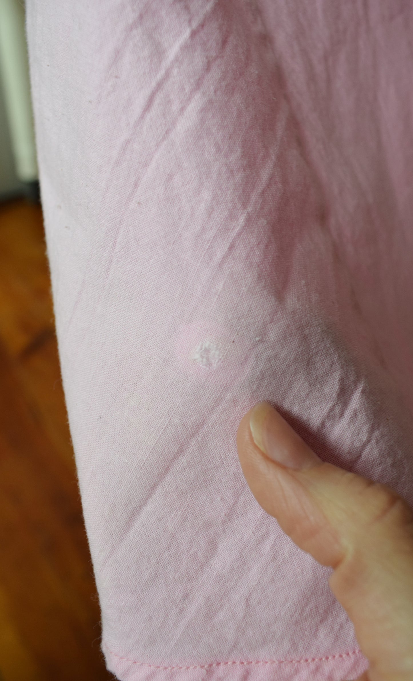 1980s Pink Cotton Frock | M