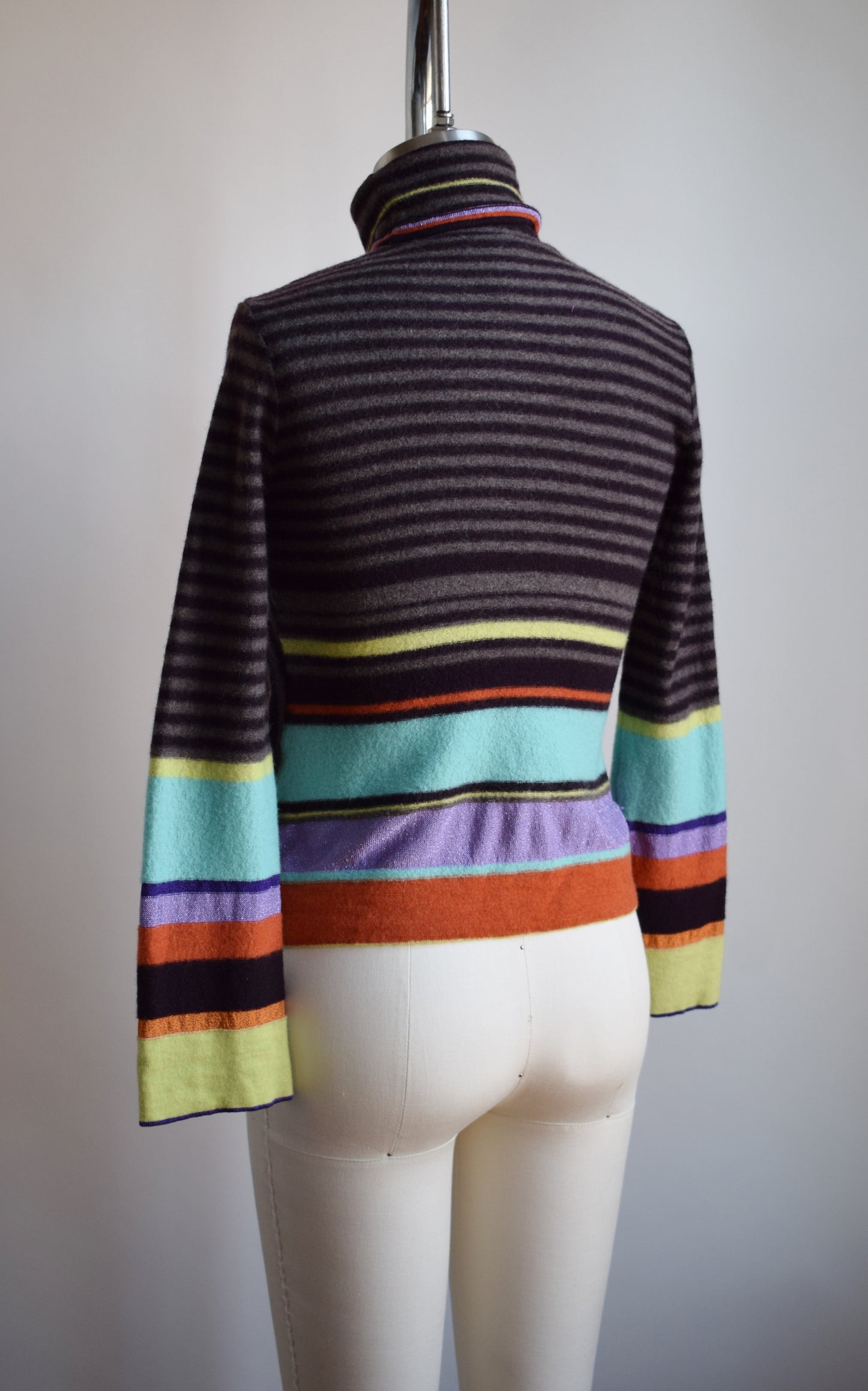 Vintage Kenzo Striped Knit Top | XS