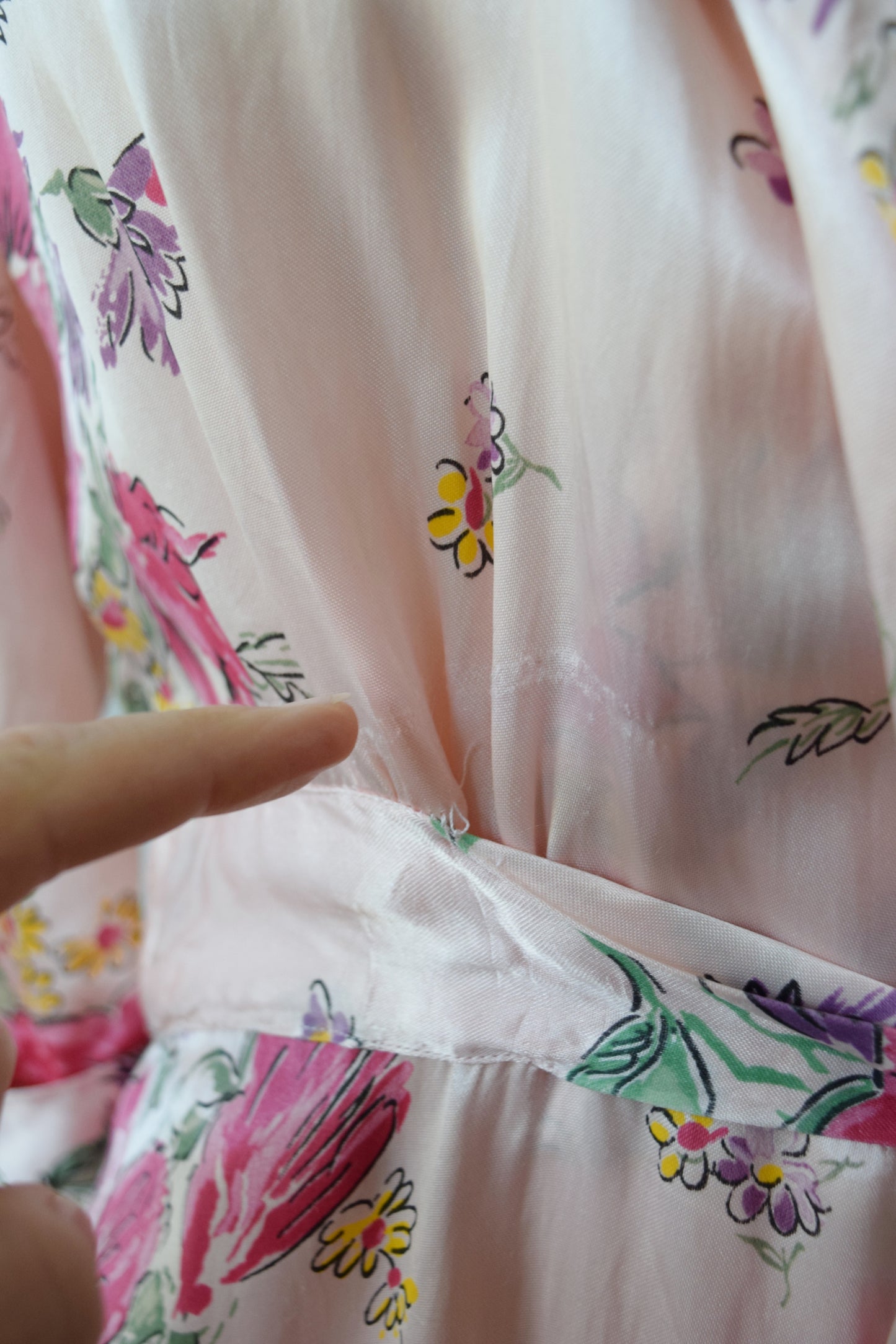 Floral Wrap Dressing Gown | 1940s | M