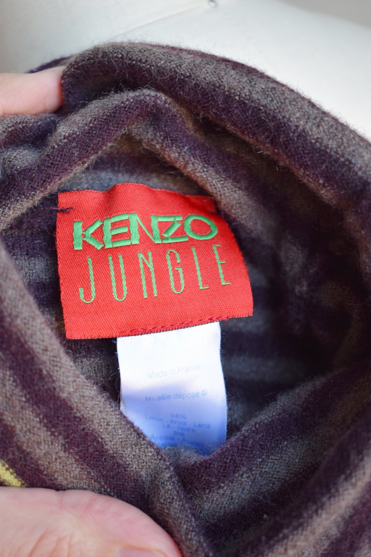 Vintage Kenzo Striped Knit Top | XS