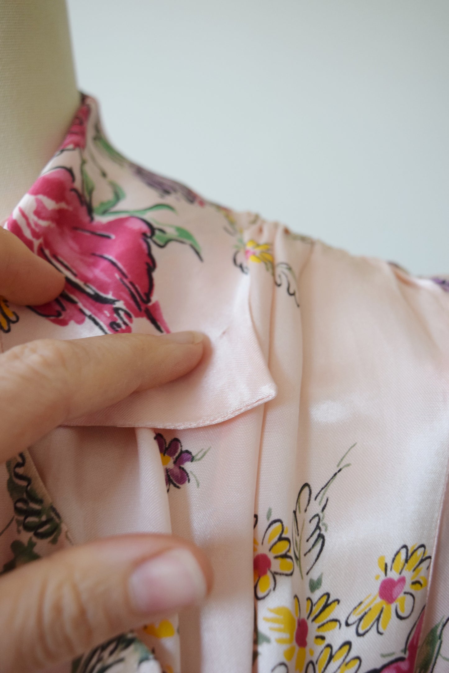 Floral Wrap Dressing Gown | 1940s | M