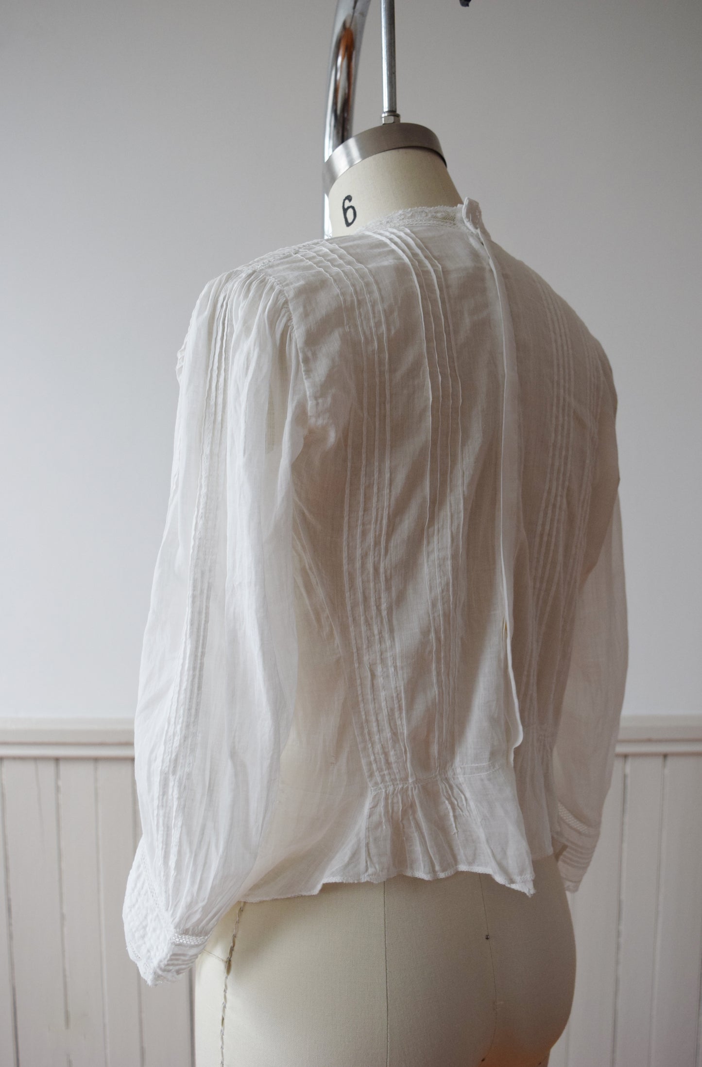 Edwardian Cotton Blouse | XS/S