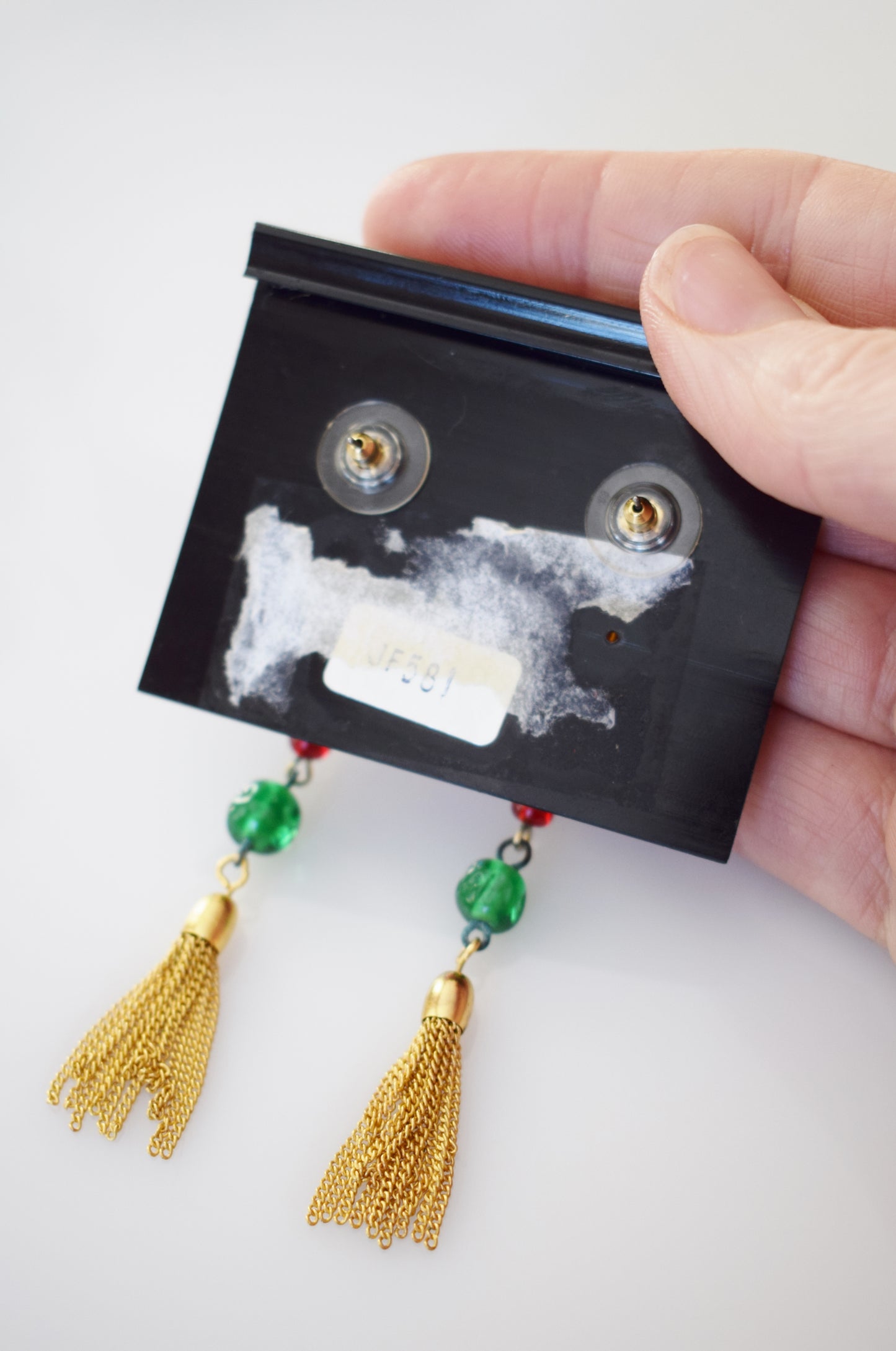 Vintage Robert Rose Drop Earrings