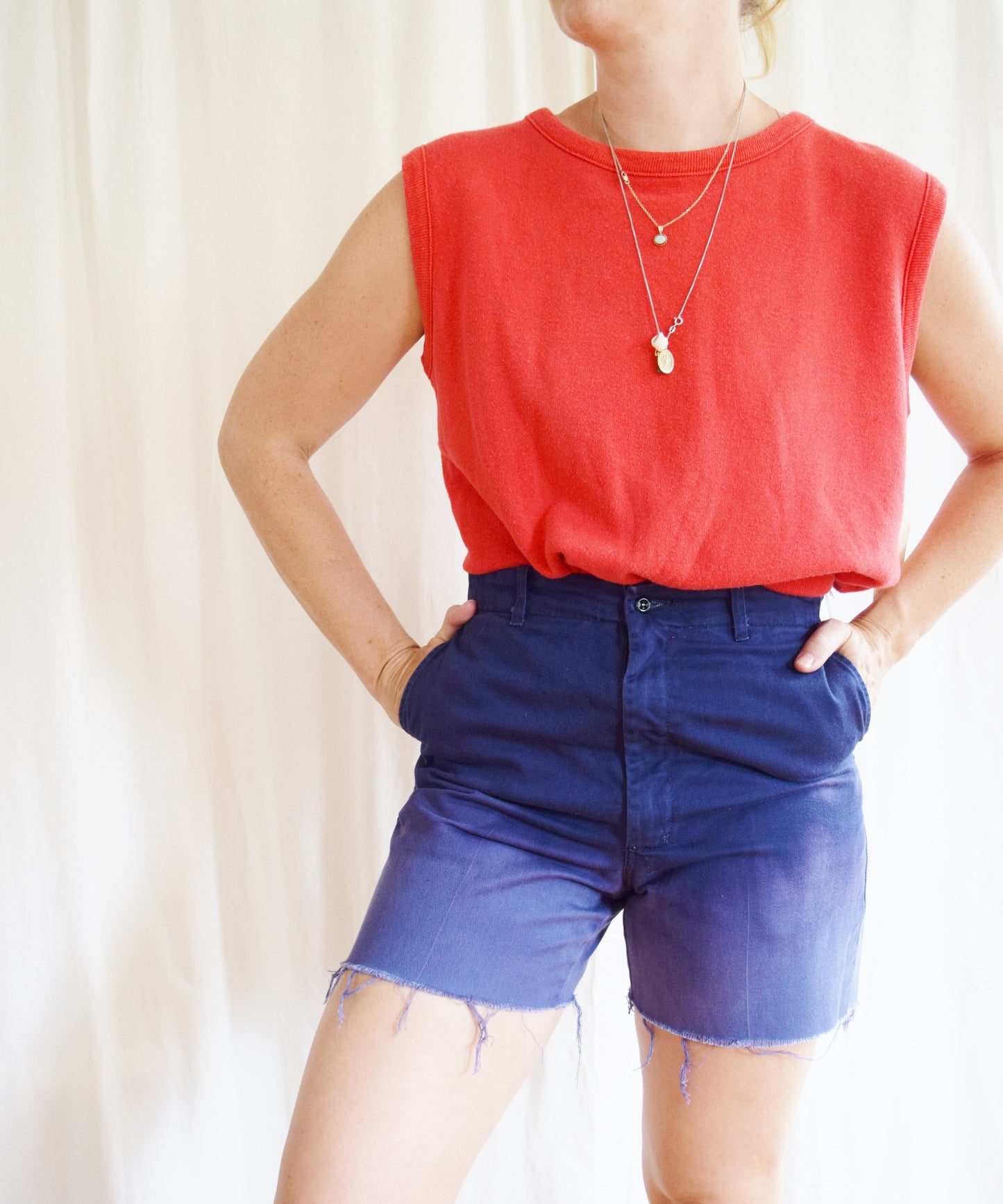 1970s Red Crewneck Tank