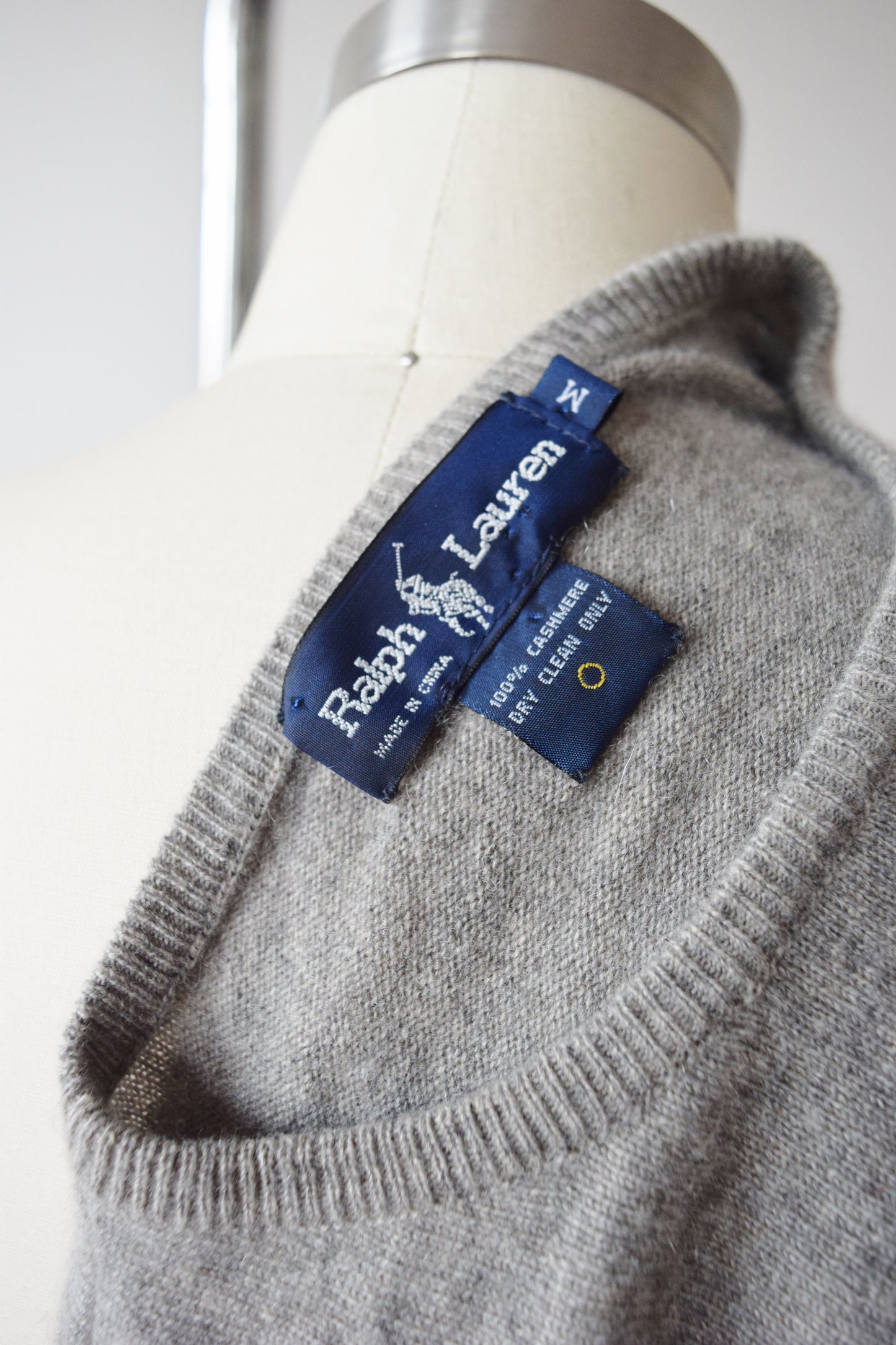 Ralph Lauren Gray Cashmere Crewneck | XS-M