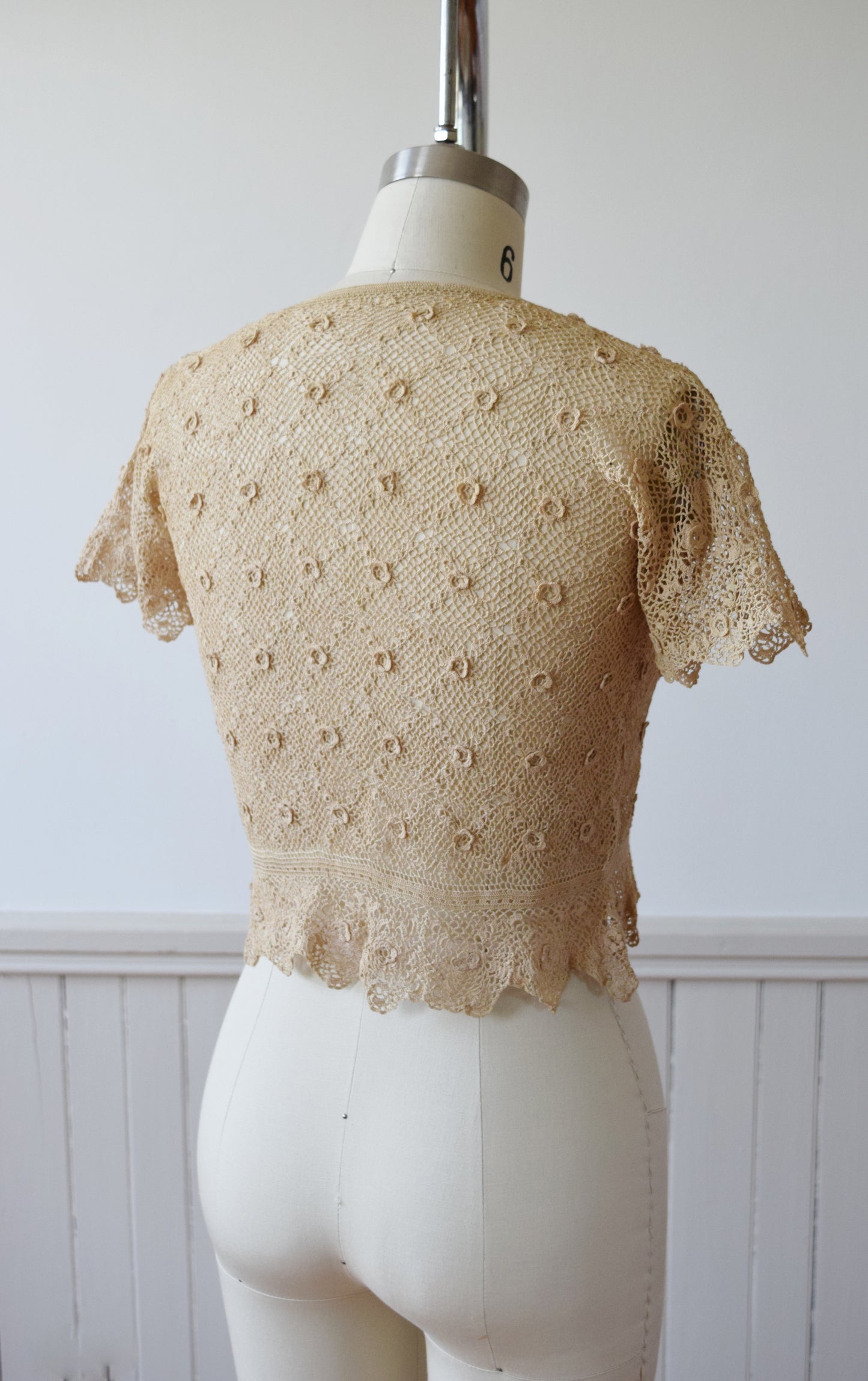 Diminutive Irish Lace Jacket | 1930s | XXS