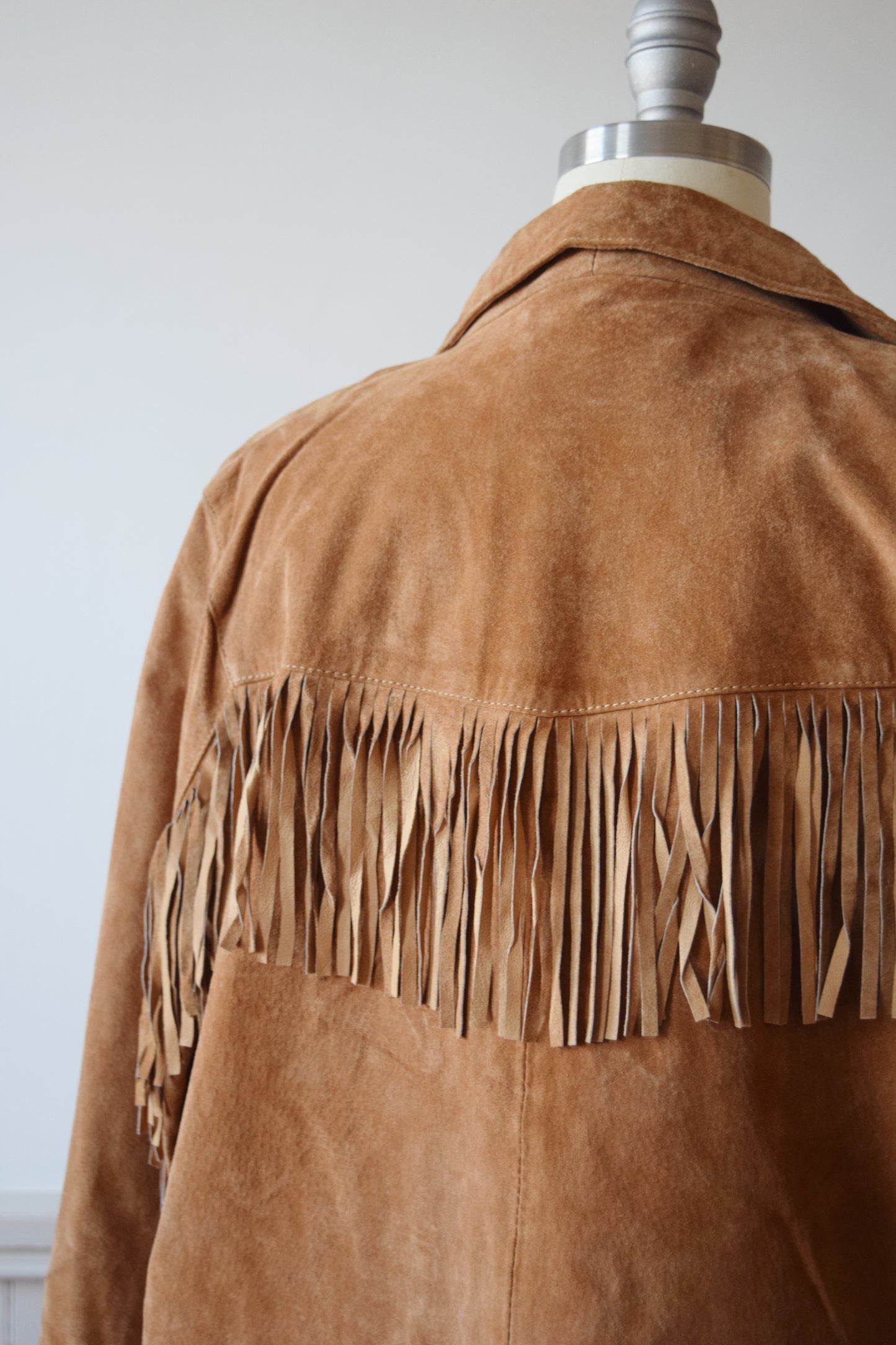 Suede Fringe Ranch Jacket | M