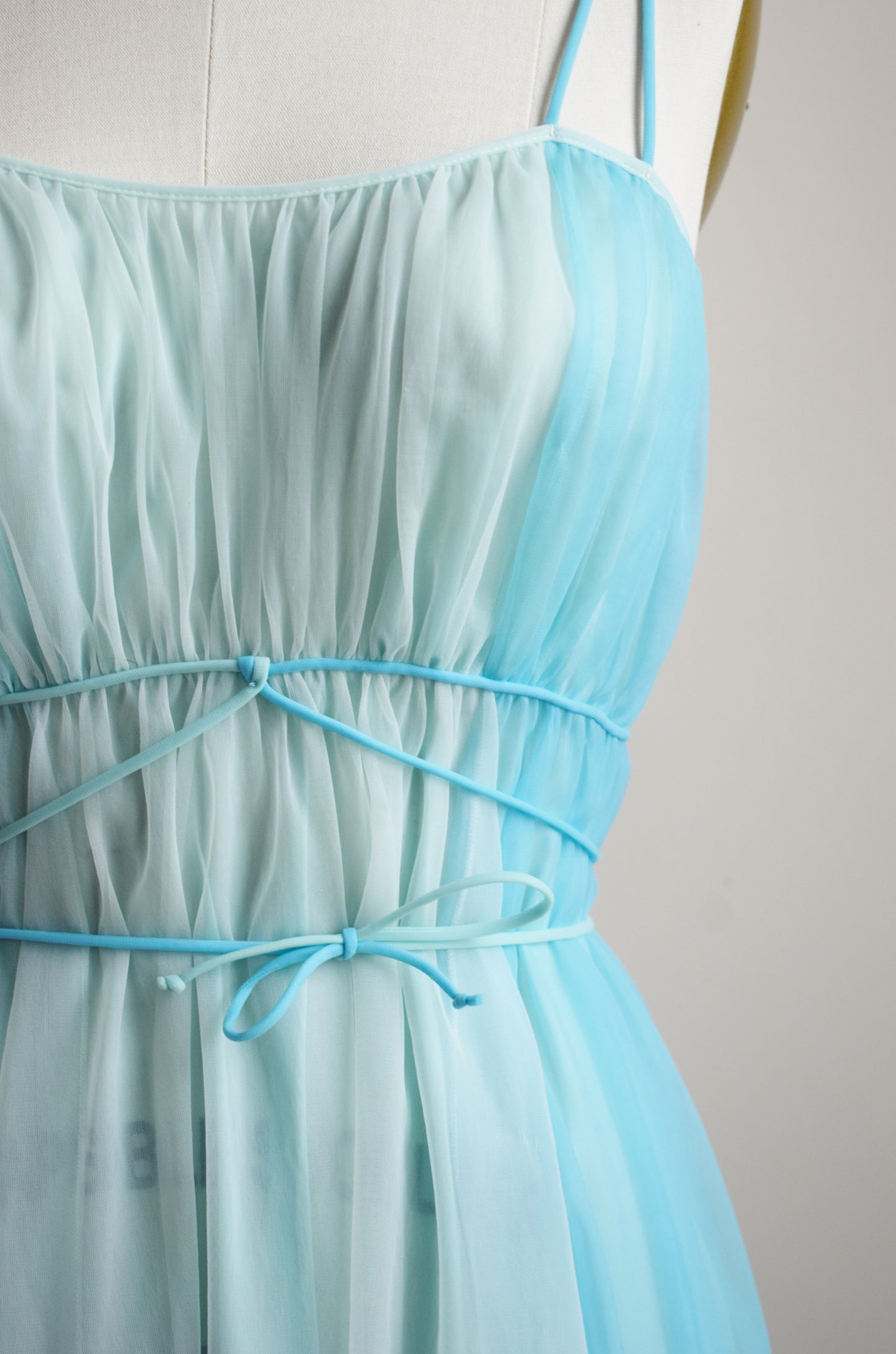 1960s Nylon Nightie Dress by Vanity Fair | S