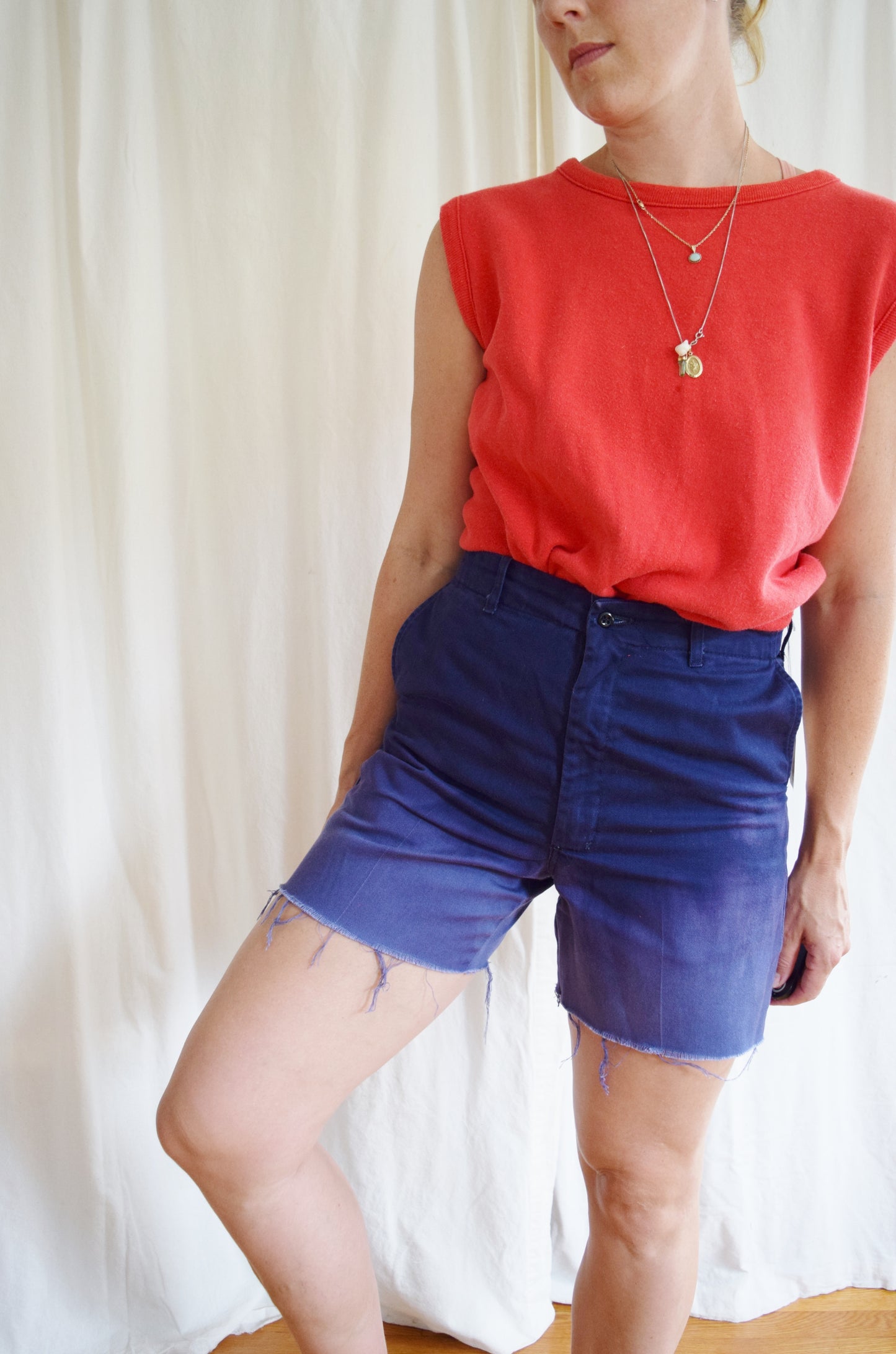 1970s Red Crewneck Tank