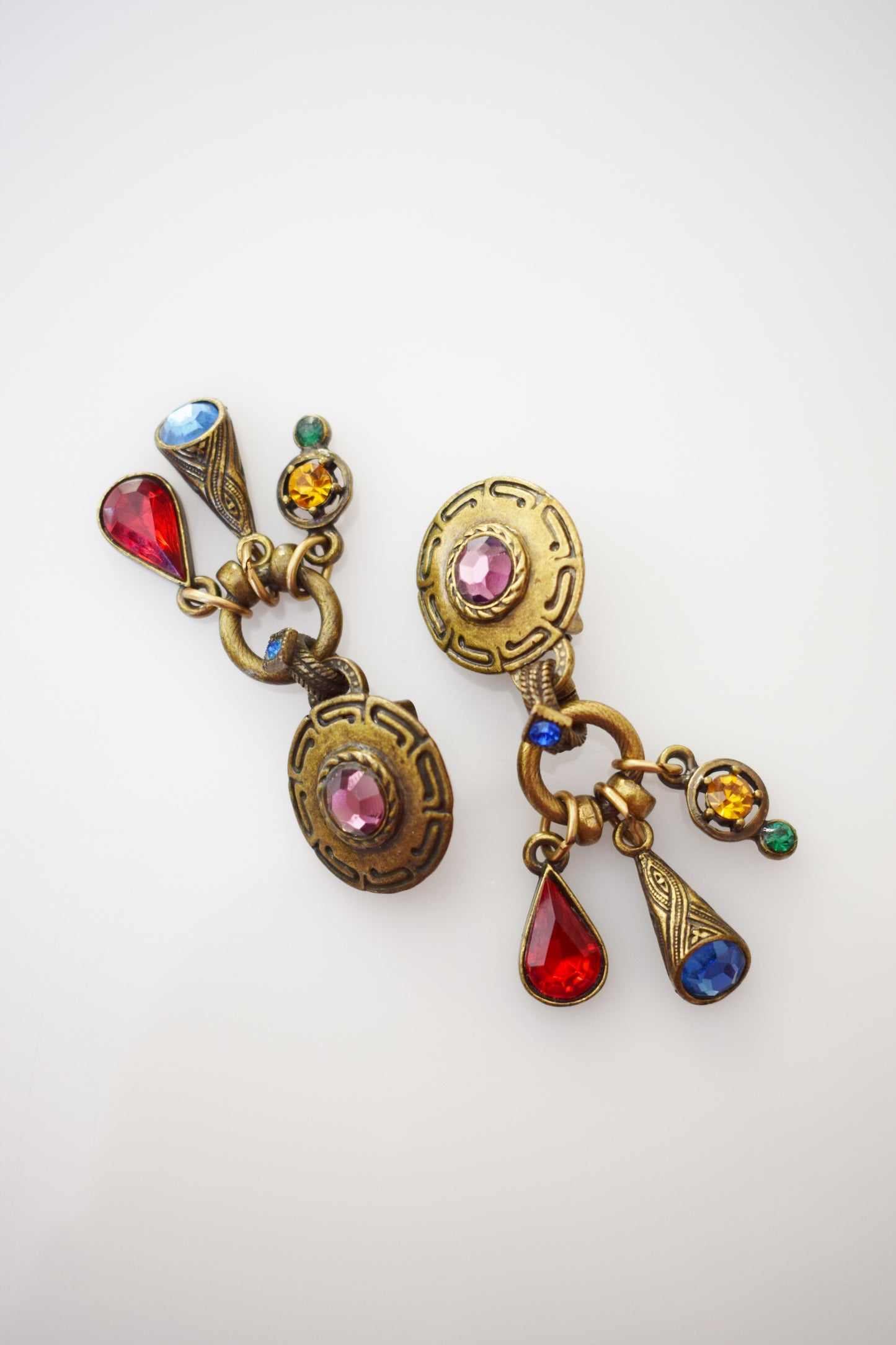 Vintage 90s Robert Rose Clip Ons