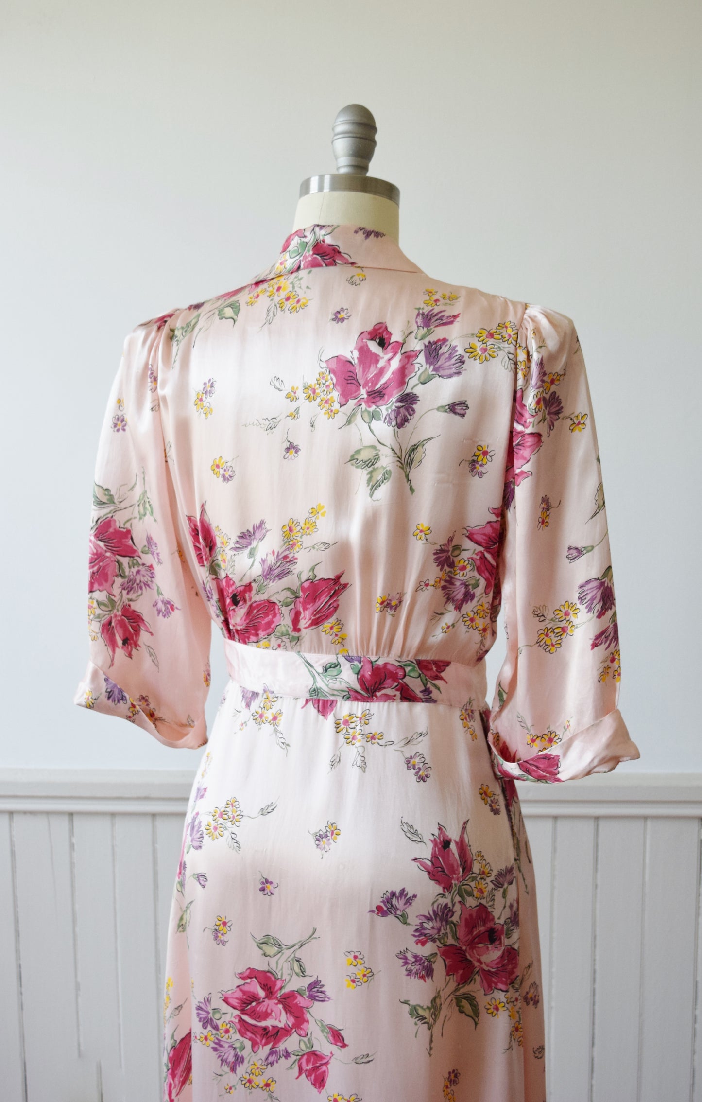 Floral Wrap Dressing Gown | 1940s | M