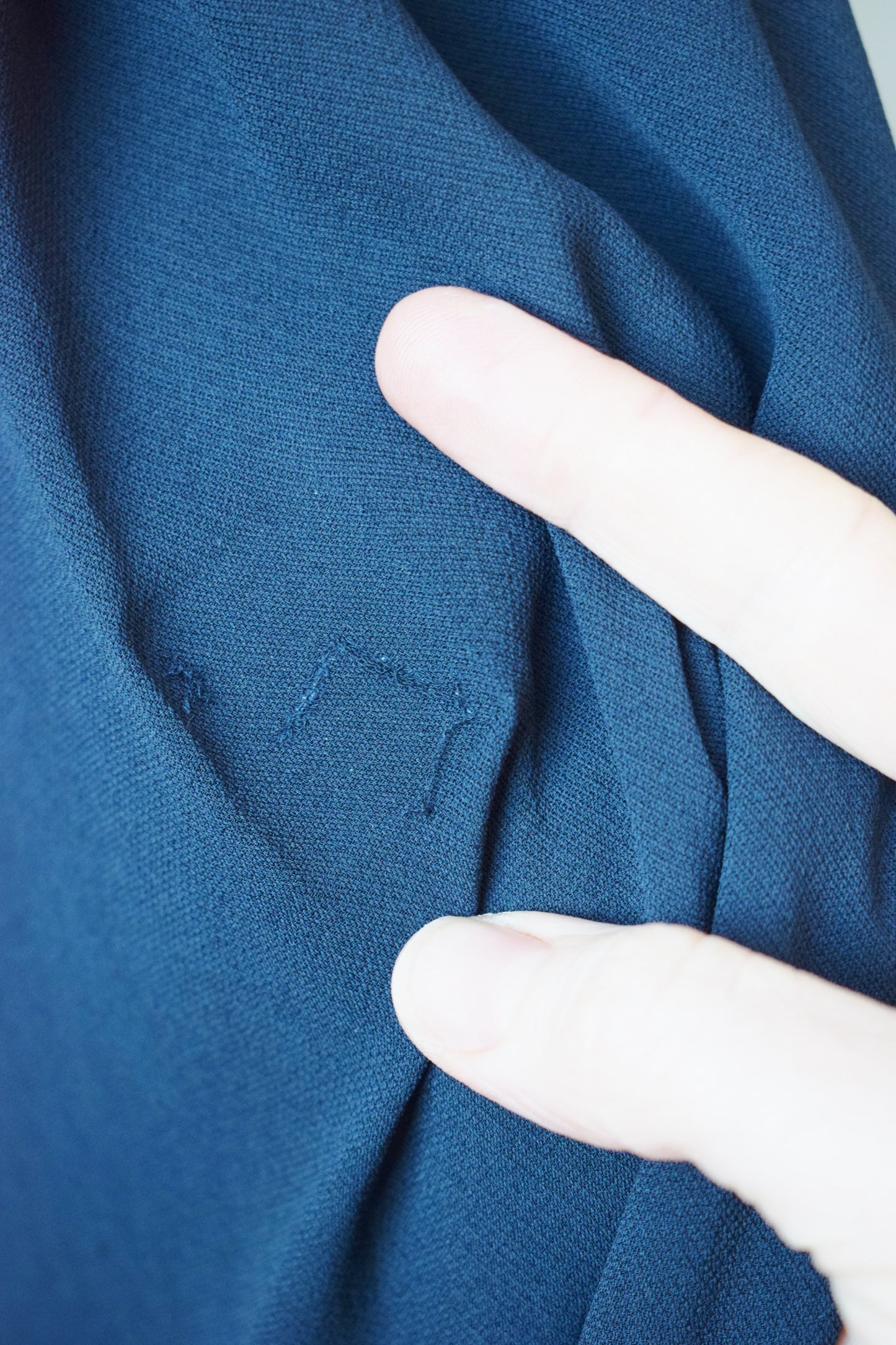 1930s Blue Rayon Gown | S-M | wounded bird