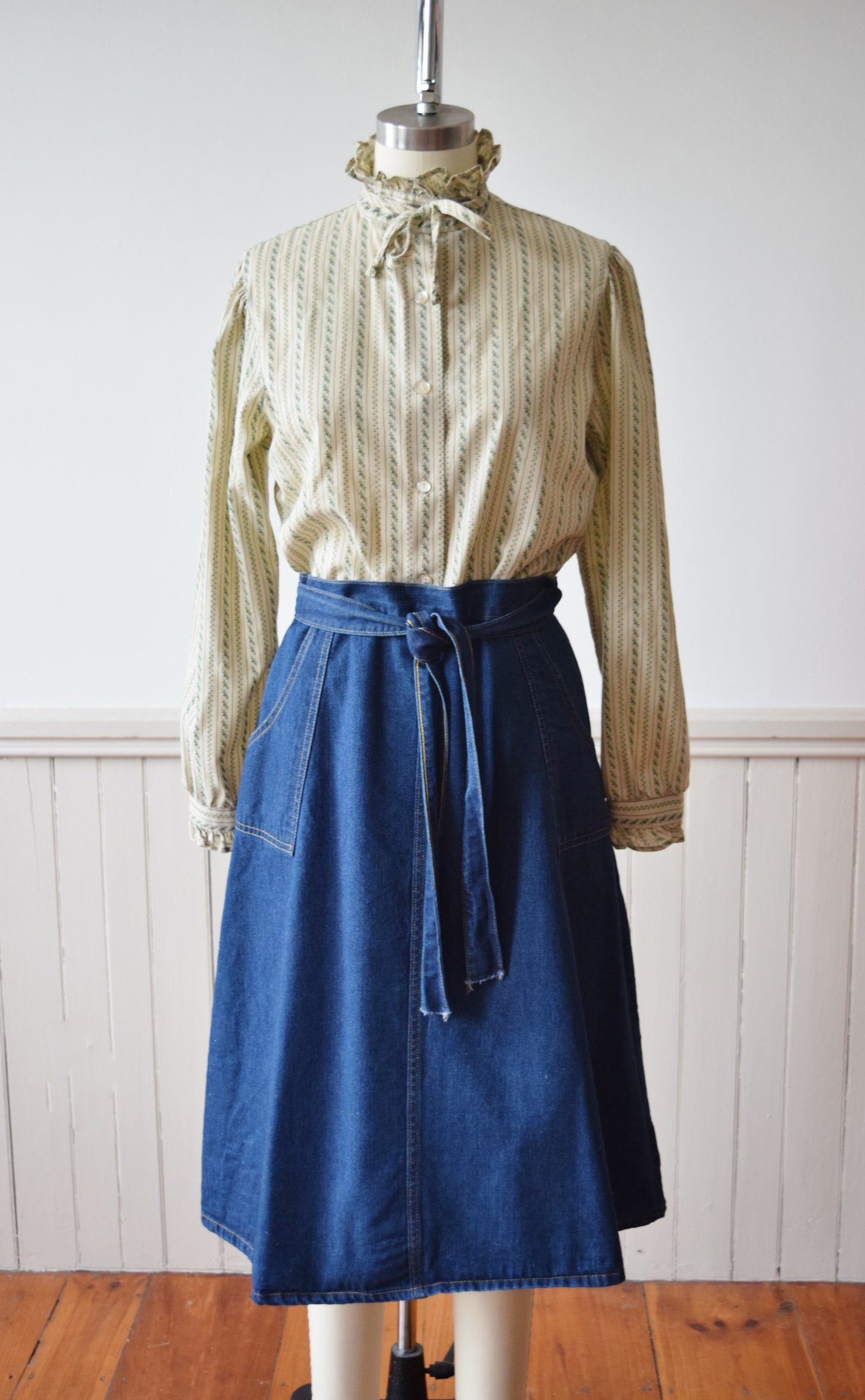 The Denim Wrap Skirt | M/L