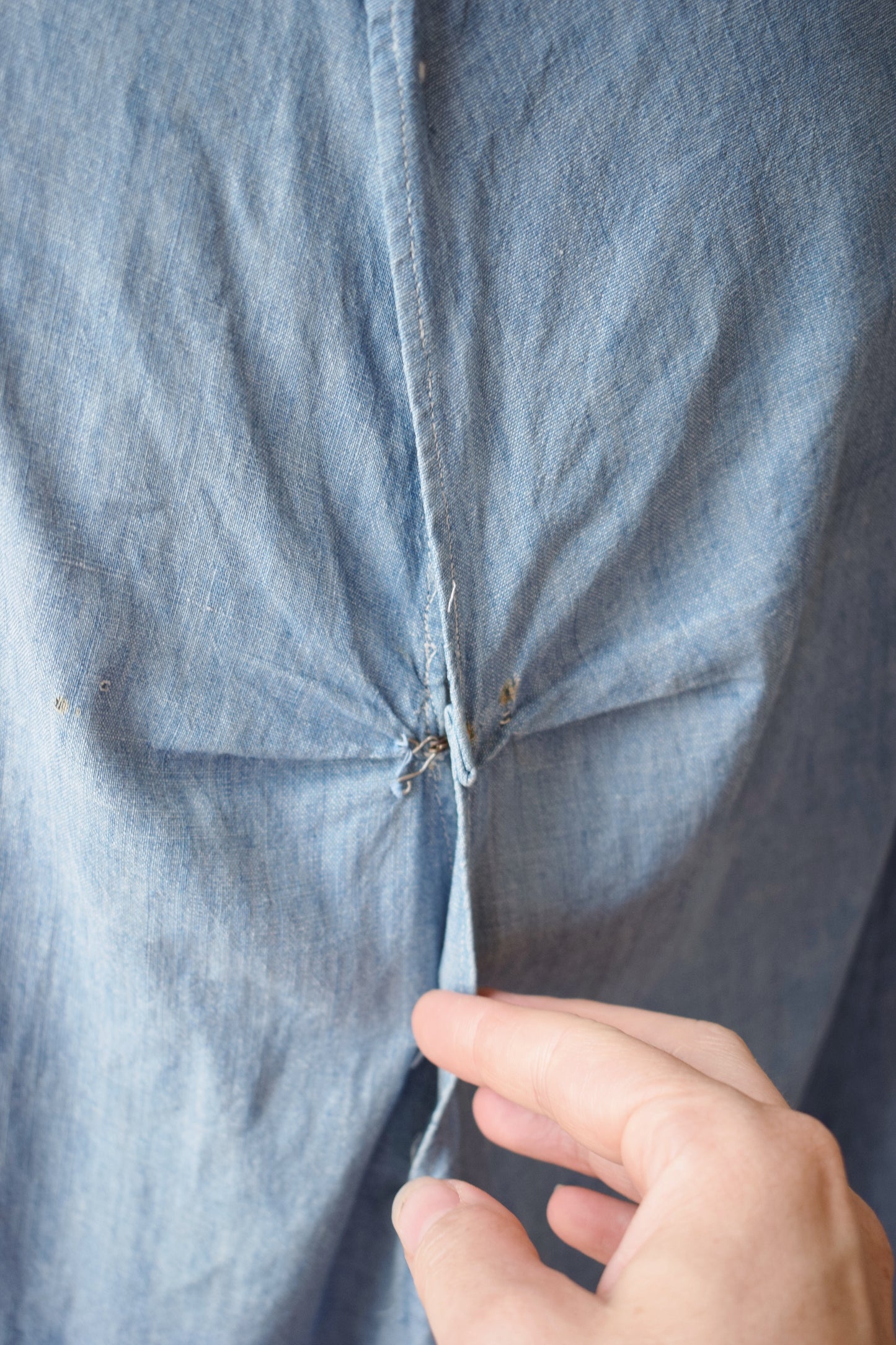 Antique Chambray Petticoat | S/M