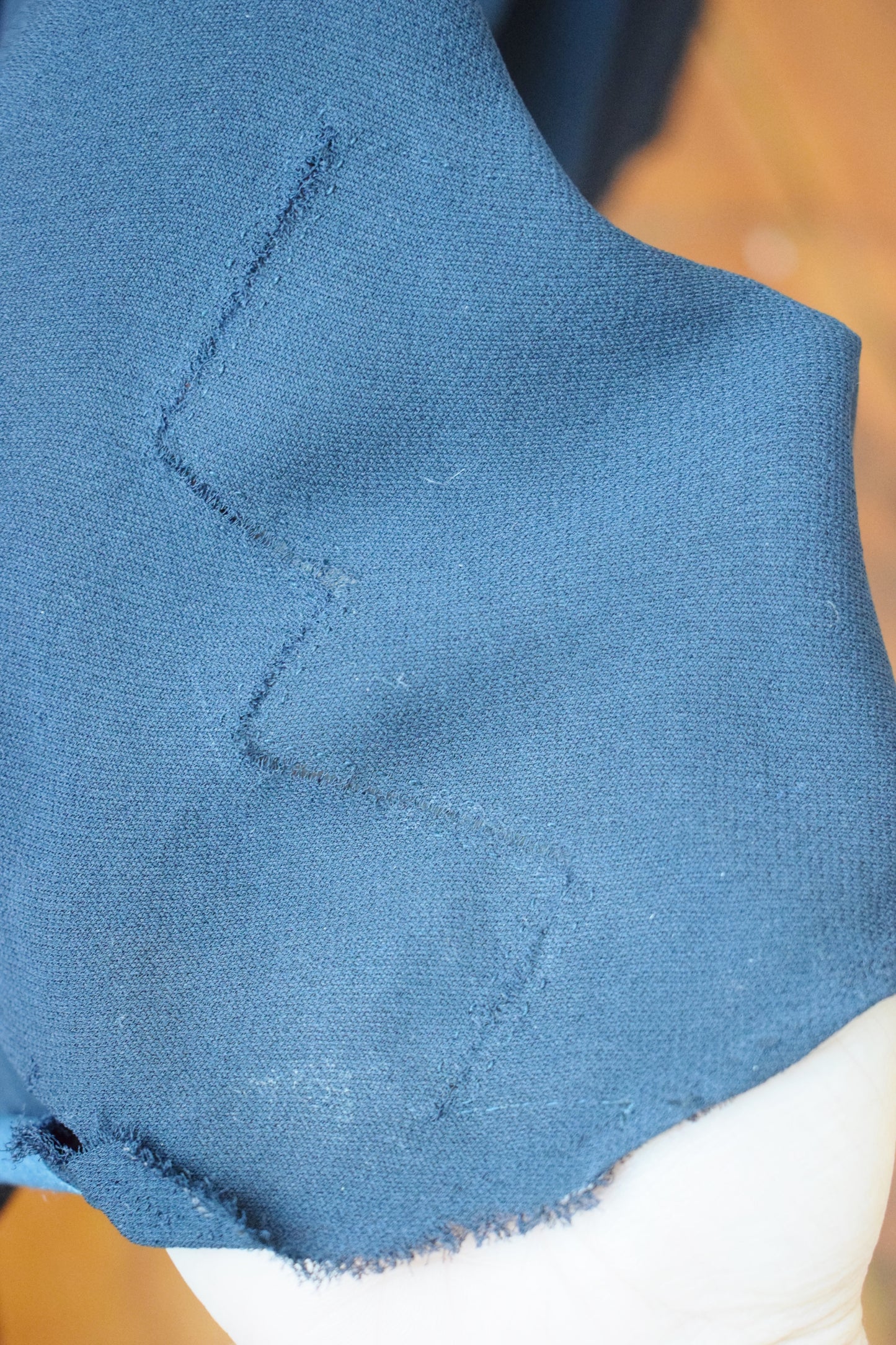 1930s Blue Rayon Gown | S-M | wounded bird