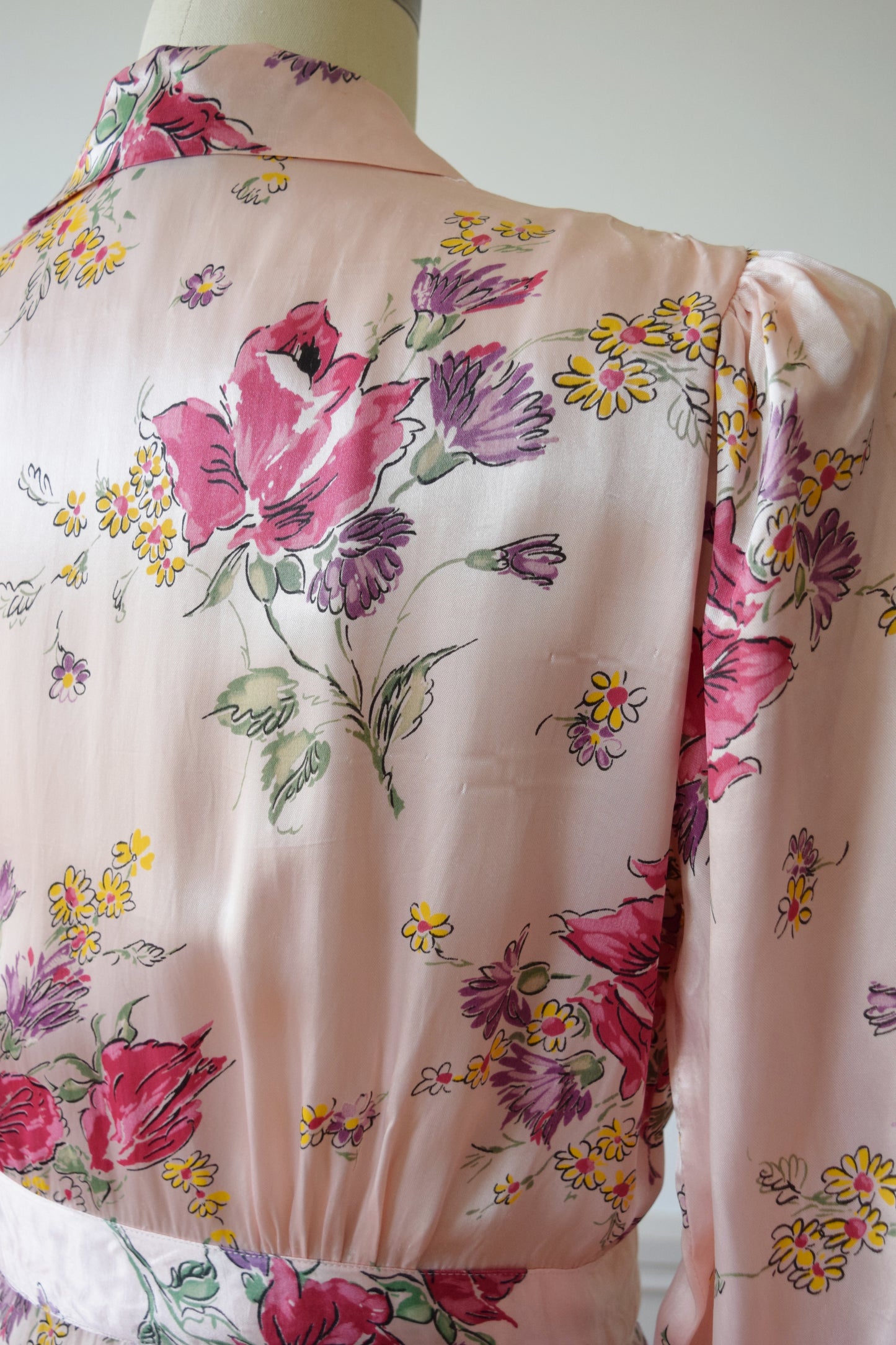 Floral Wrap Dressing Gown | 1940s | M