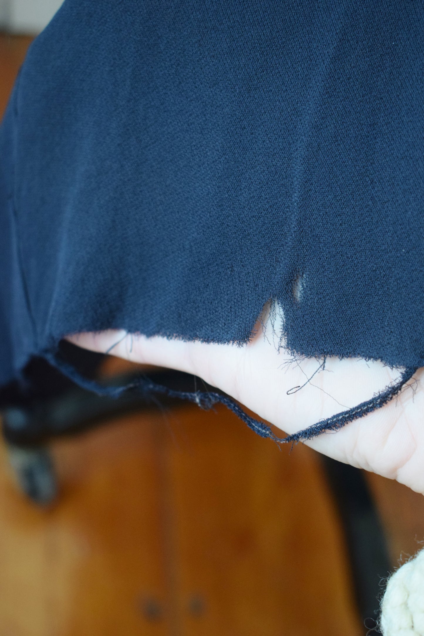 1930s Blue Rayon Gown | S-M | wounded bird