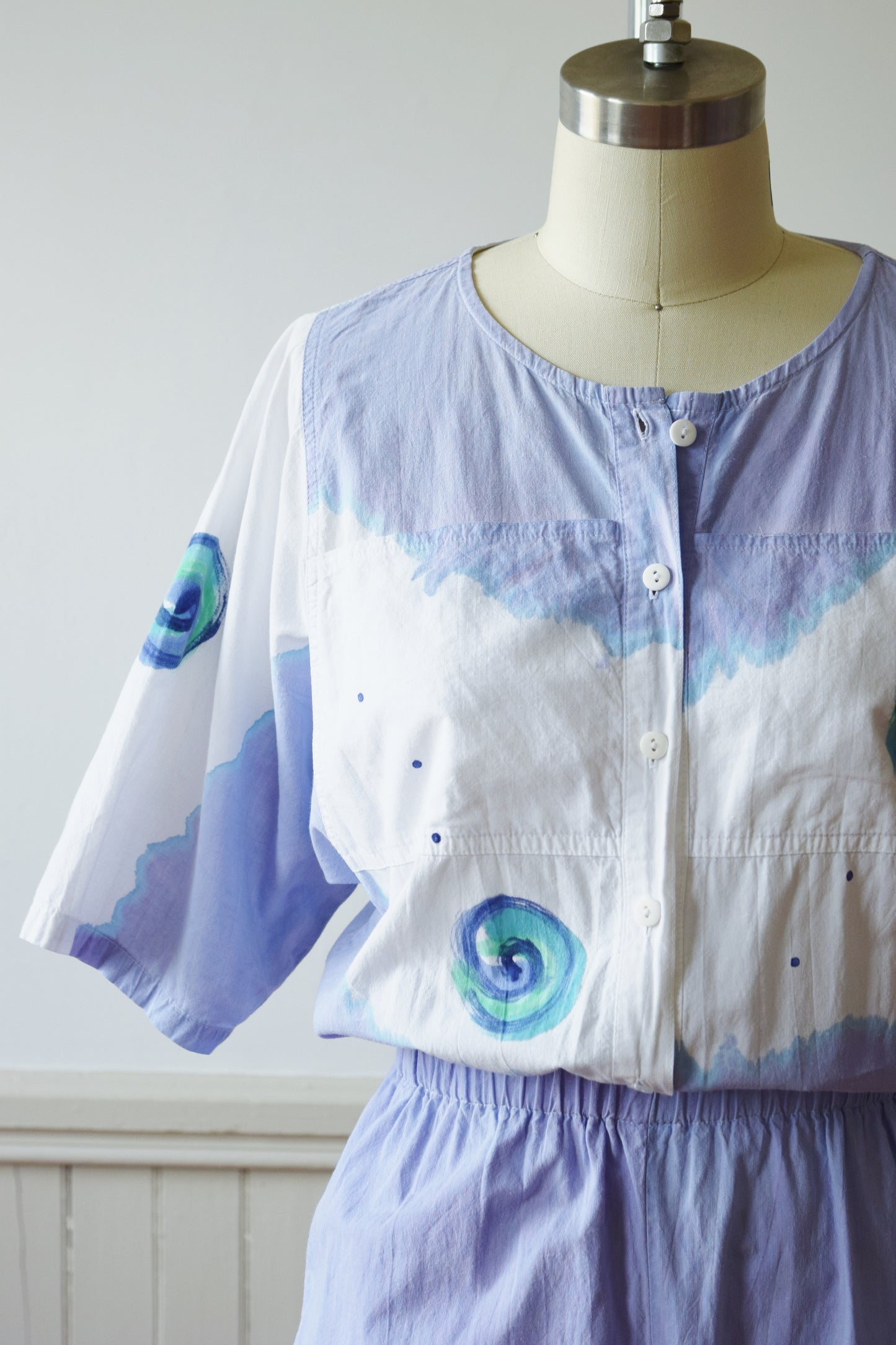 Hand Painted Play/Jumpsuit by Play Alegre | 1980s | S