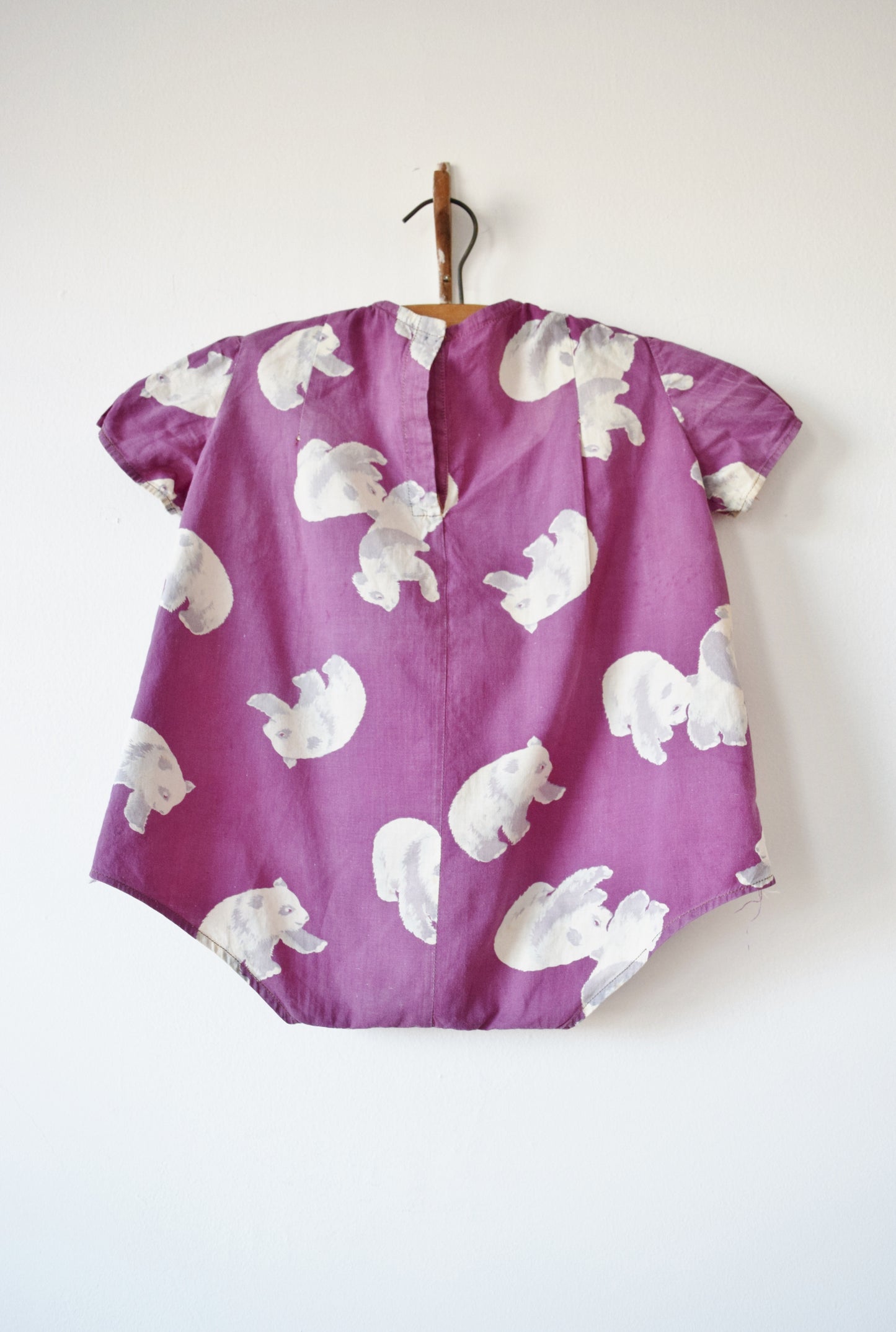 Mama + Baby Panda Print Dress and Romper Set | M