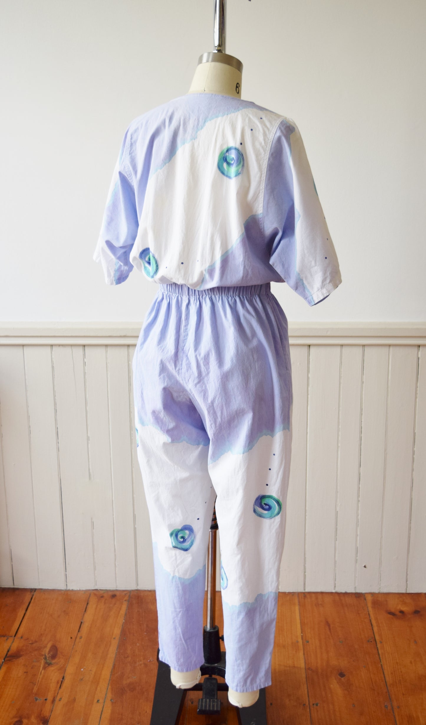 Hand Painted Play/Jumpsuit by Play Alegre | 1980s | S