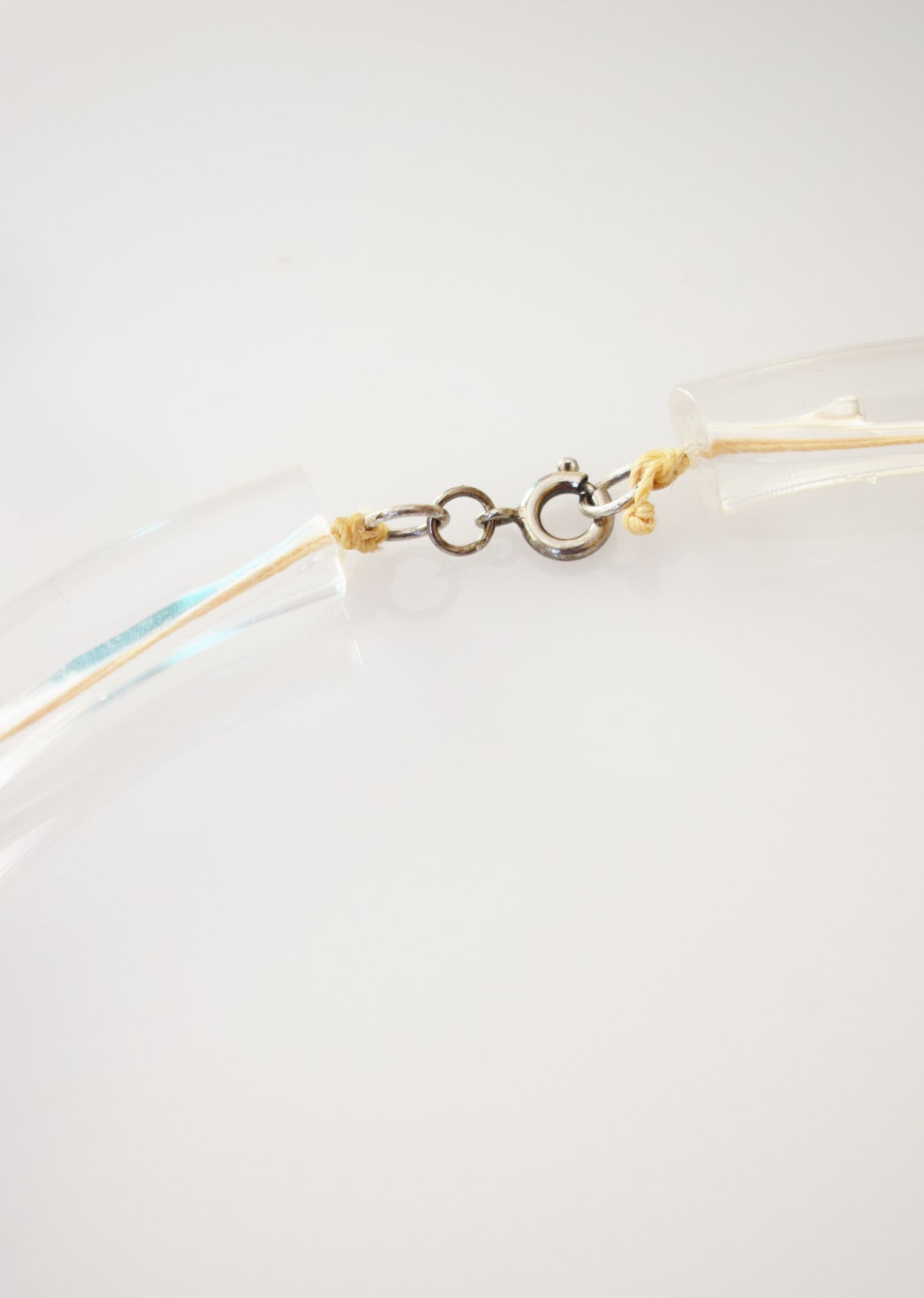 Vintage Glass Fruit and Lucite Collar Necklace