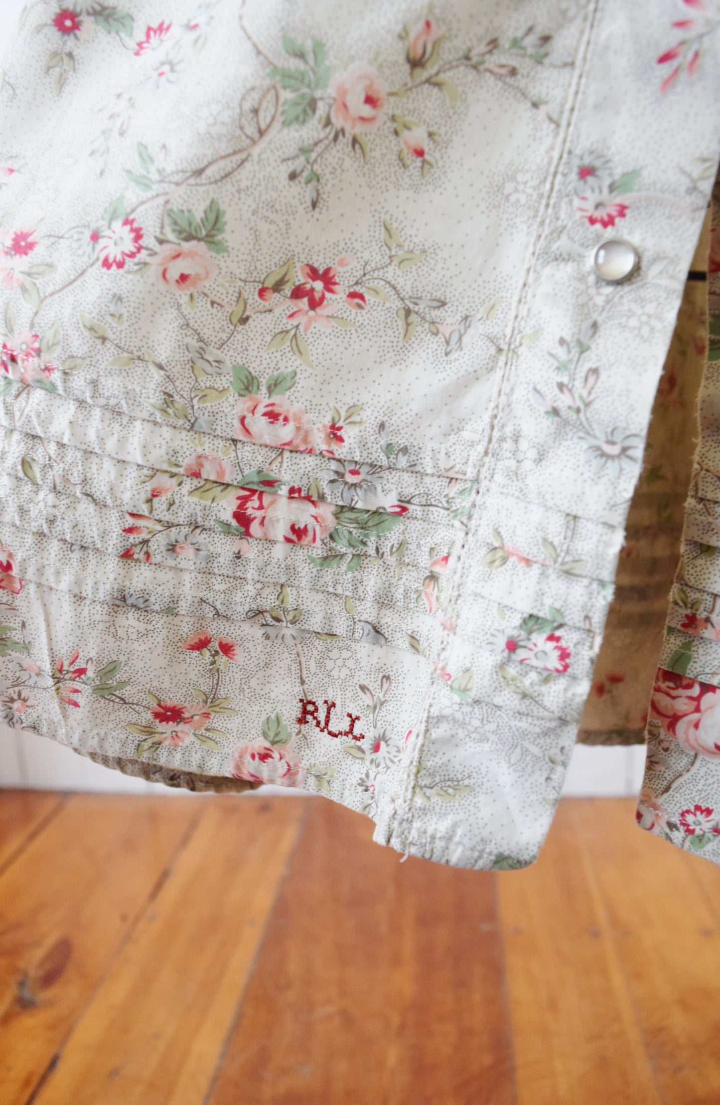 Vintage Ralph Lauren Floral Print Skirt | L