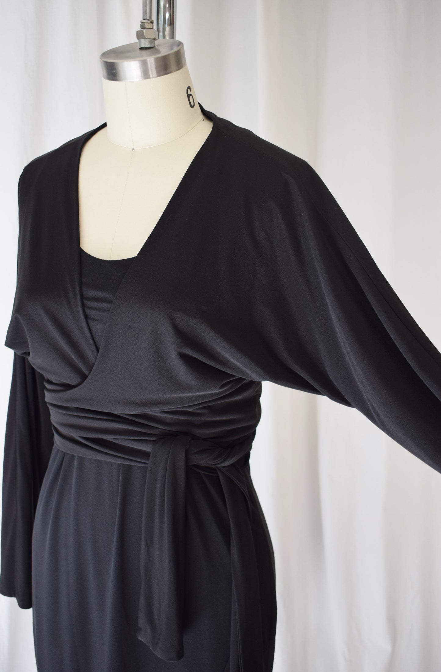 1990s Norma Kamali OMO Jersey Knit Dress and Wrap Top | S
