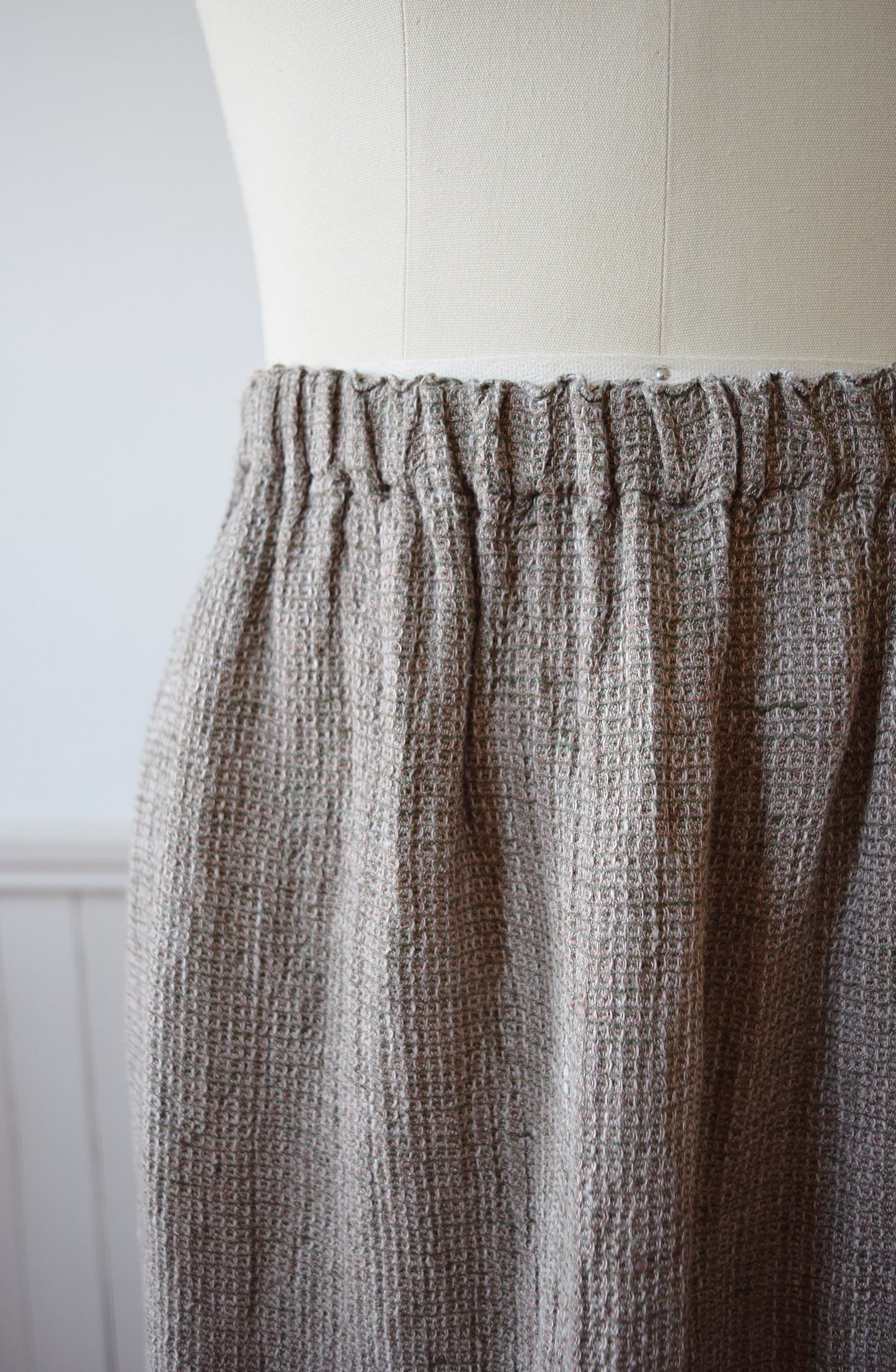 FLAX Linen Maxi Skirt | 1990s | L/XL