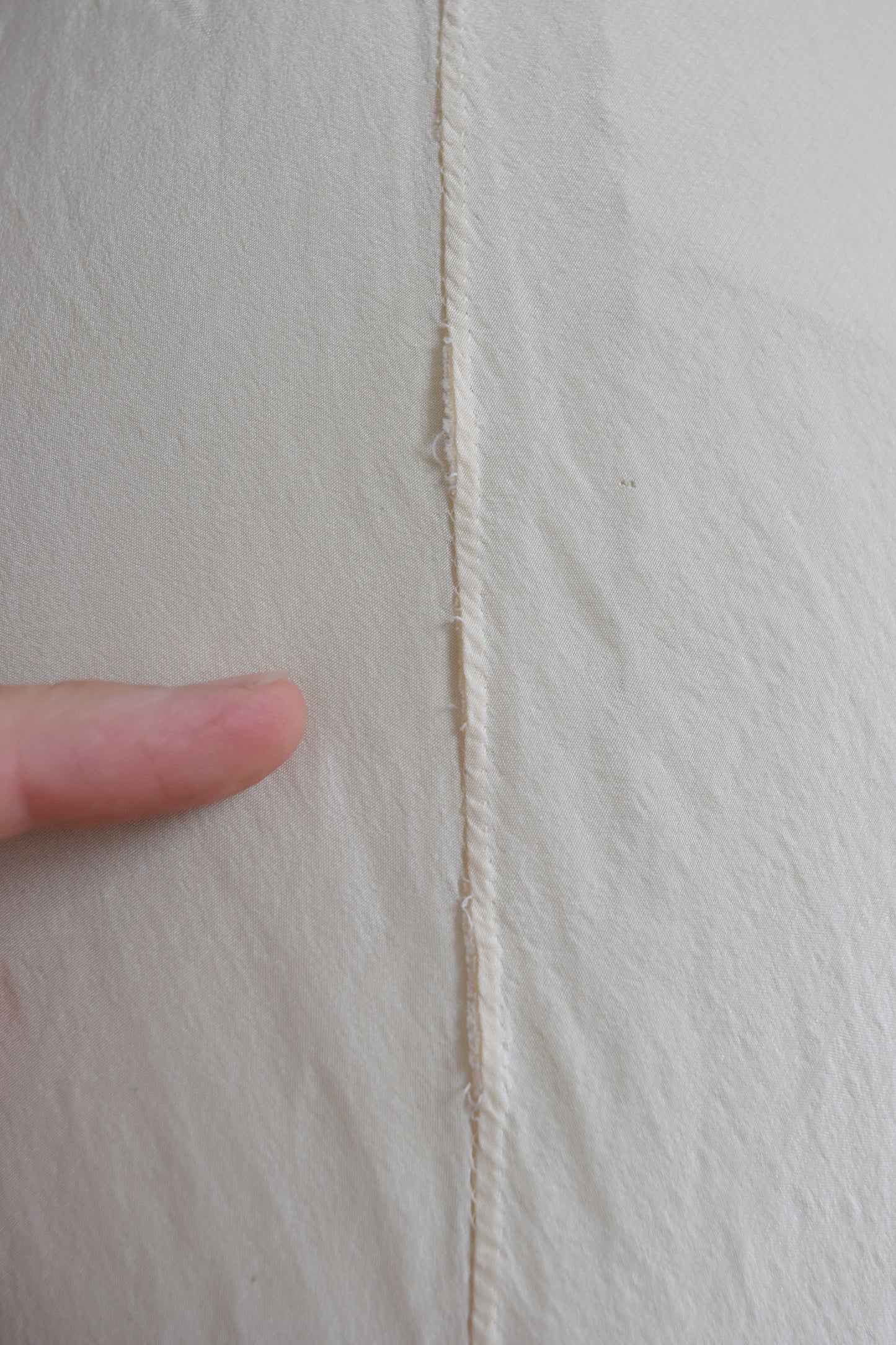 1930s Bias Cut Crème Silk Nightgown | Slip Dress