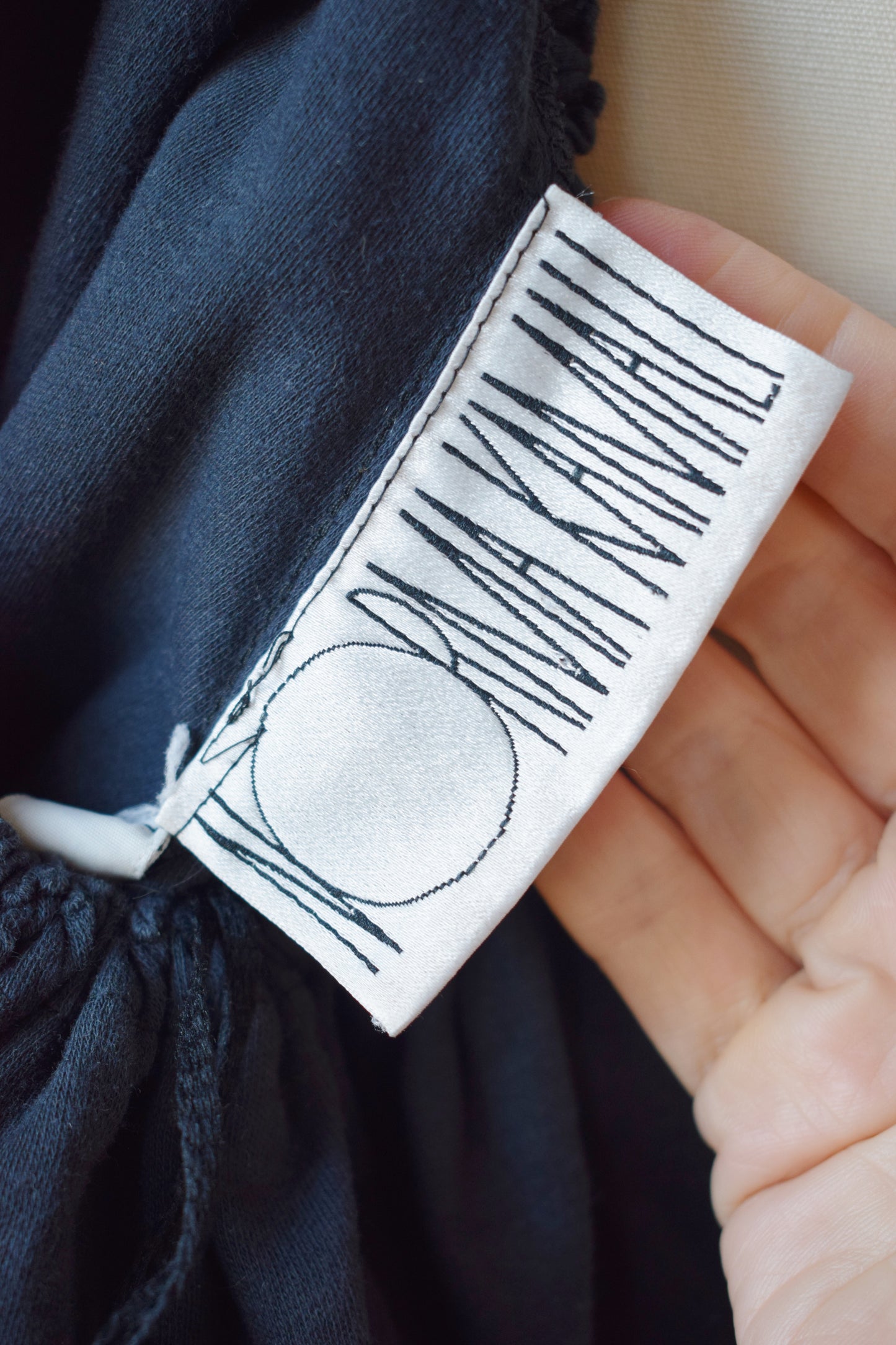 80s Draped Jersey Top by Norma Kamali | S/M