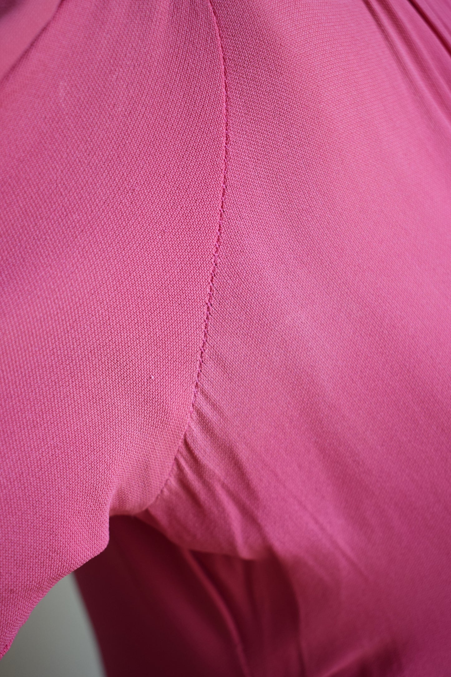 1940s Magenta Heart Dress | wounded bird