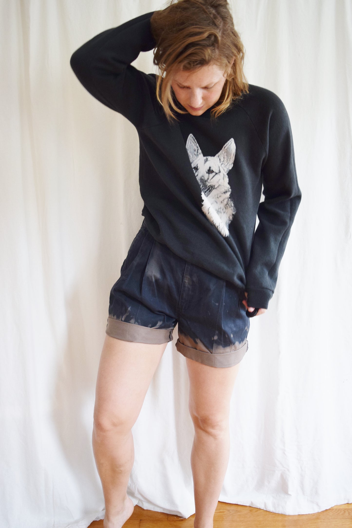 1980s German Shepherd Crew Neck
