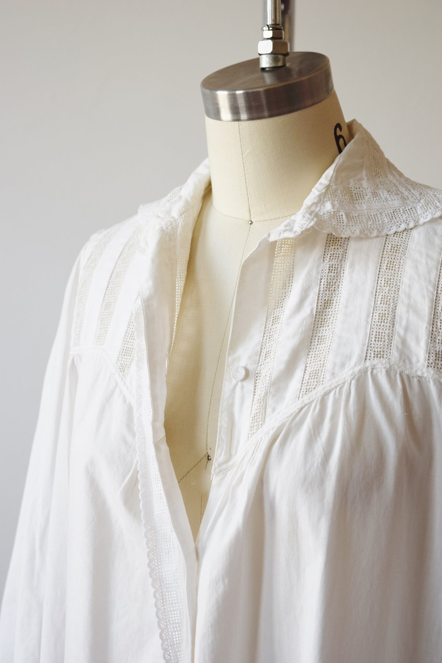 Antique Edwardian Nightgown Dress | c. 1900 | XS/S