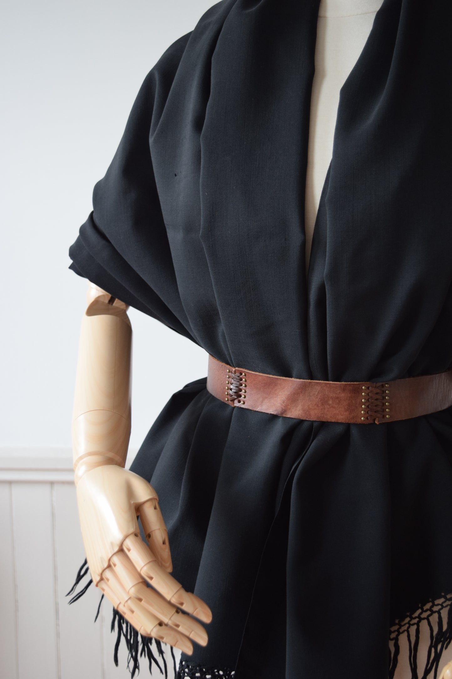 Antique Victorian Wool Shawl | OS