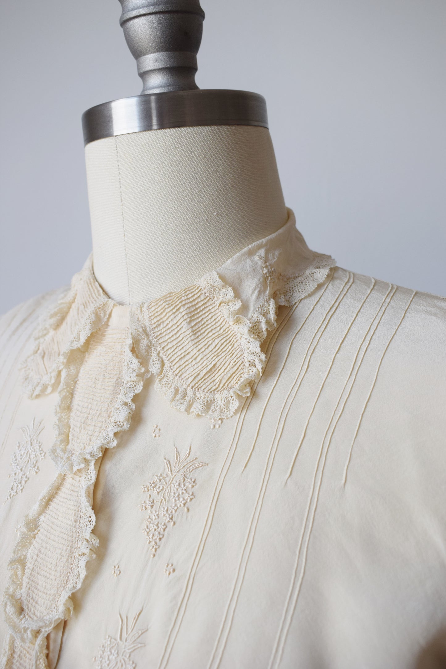 1930s/40s Silk Blouse | M
