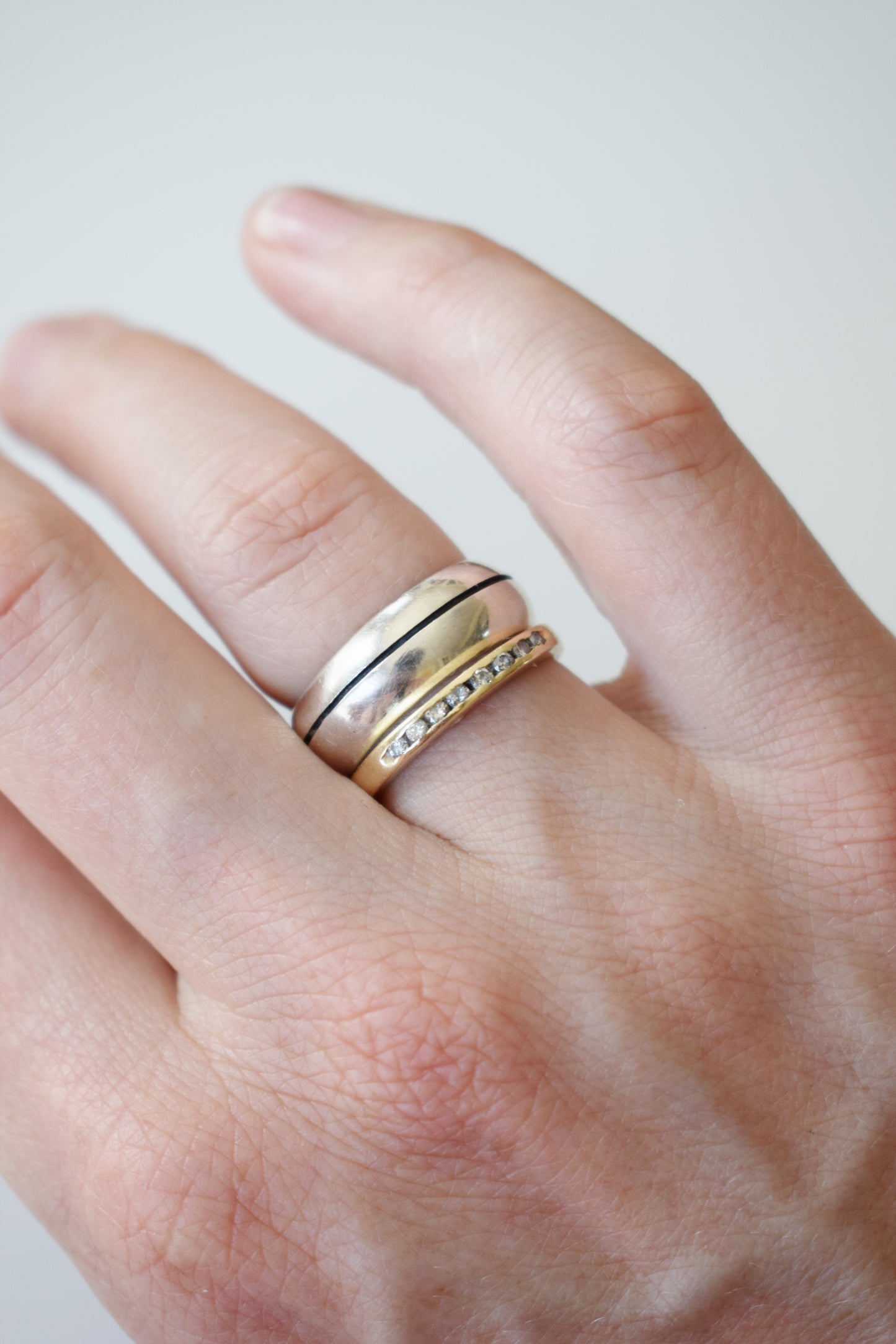 Minimalist Vintage Sterling Silver Ring