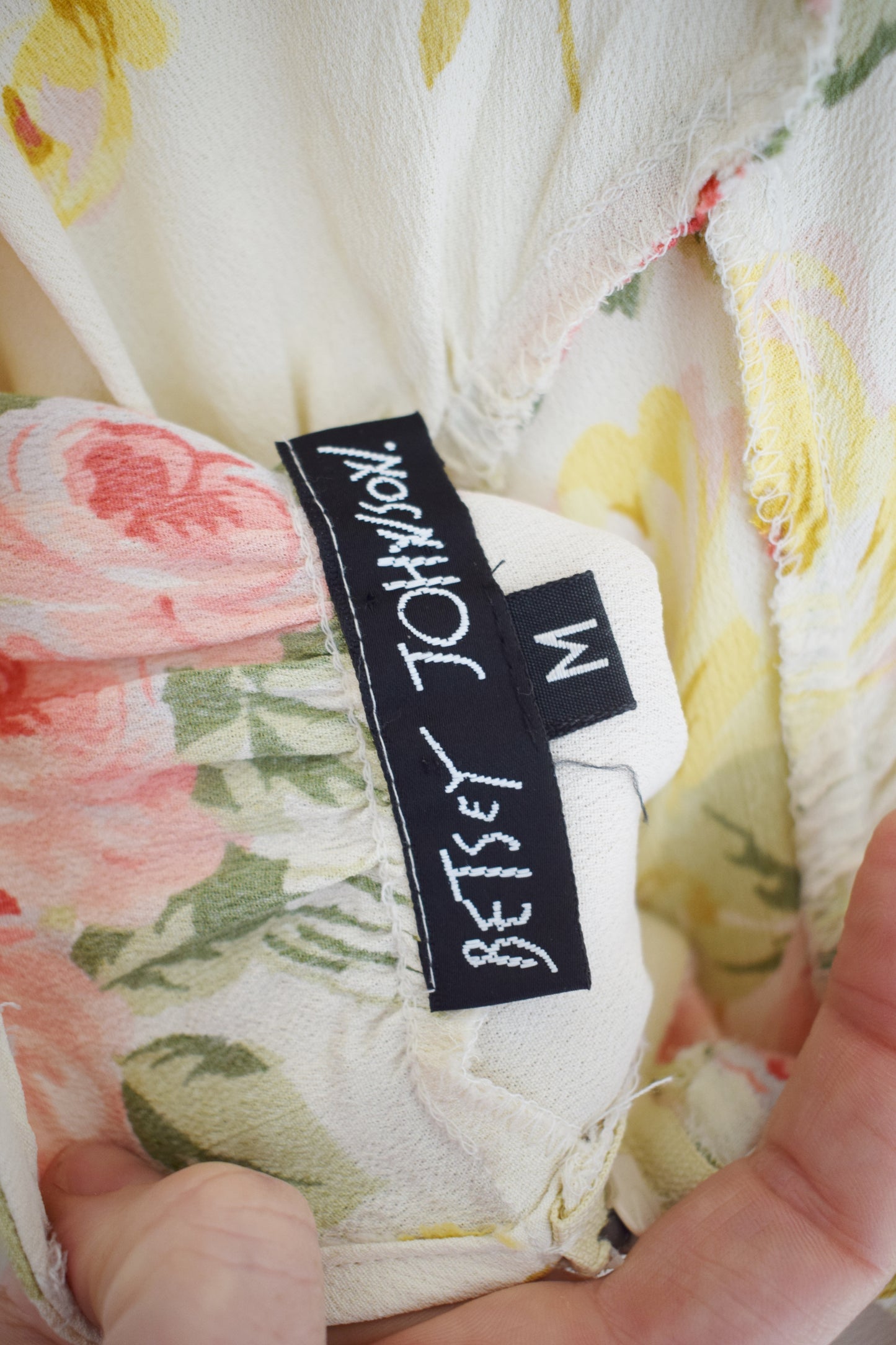 1990s Betsey Johnson Floral Mini Dress