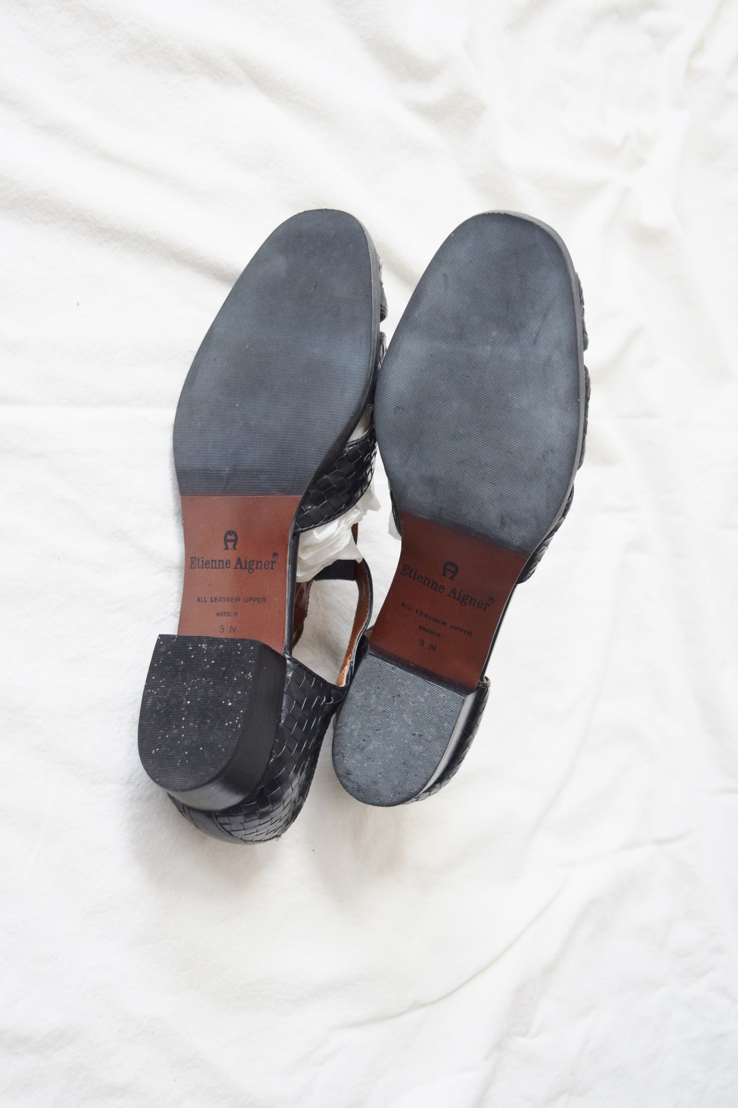 Vintage Woven Leather Sandals by Etienne Aigner | US 9 (EU 39/40 UK 7)