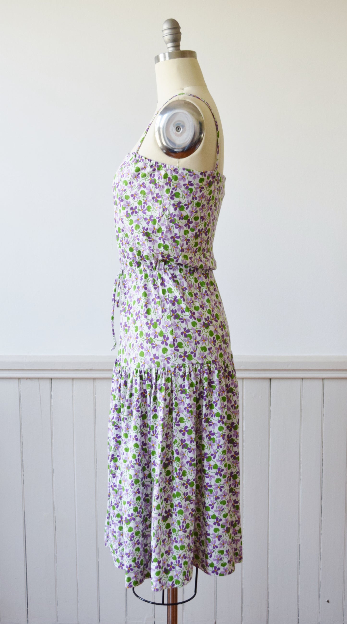 Diane Von Furstenberg Jersey Knit Violet Dress |1970s | M