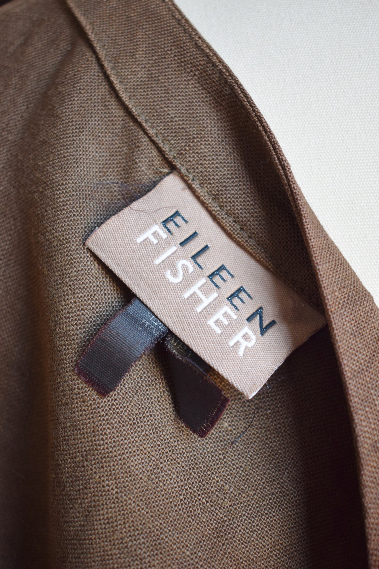 Vintage Eileen Fisher Linen Vest | M