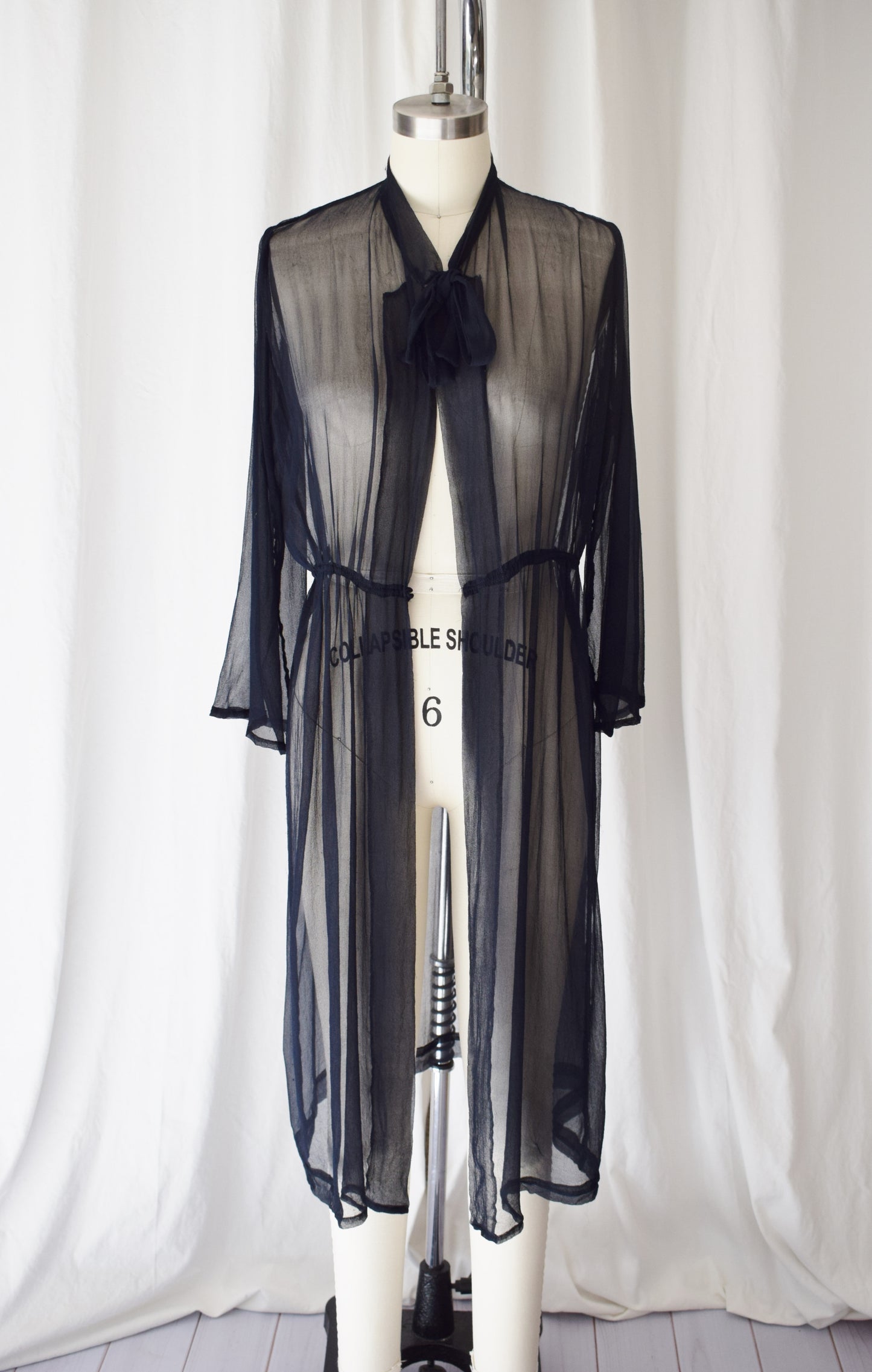 1930s Sheer Silk Jacket | M