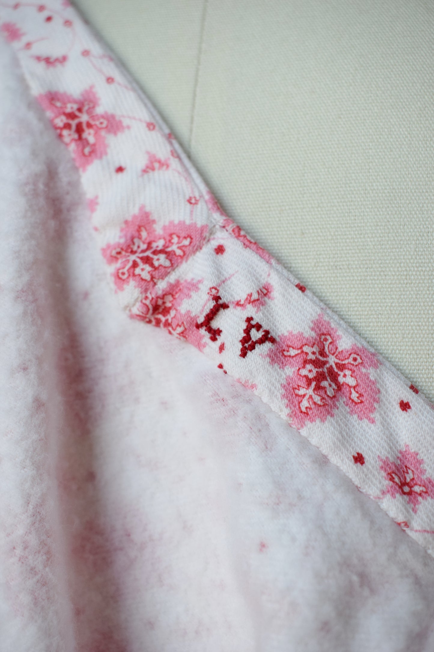 Victorian-Style Flannel Calico Petticoat | M