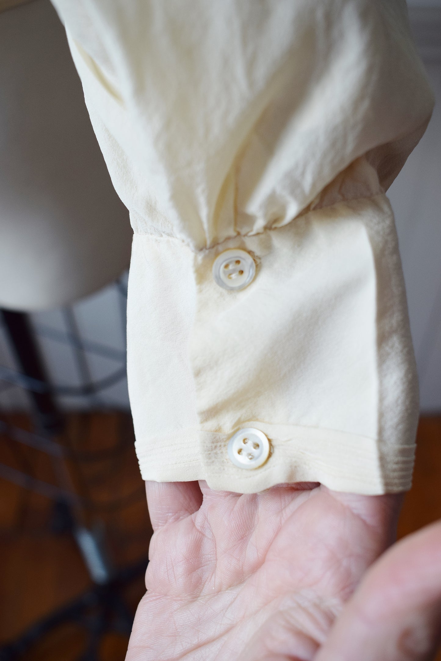 1930s/40s Silk Blouse | M