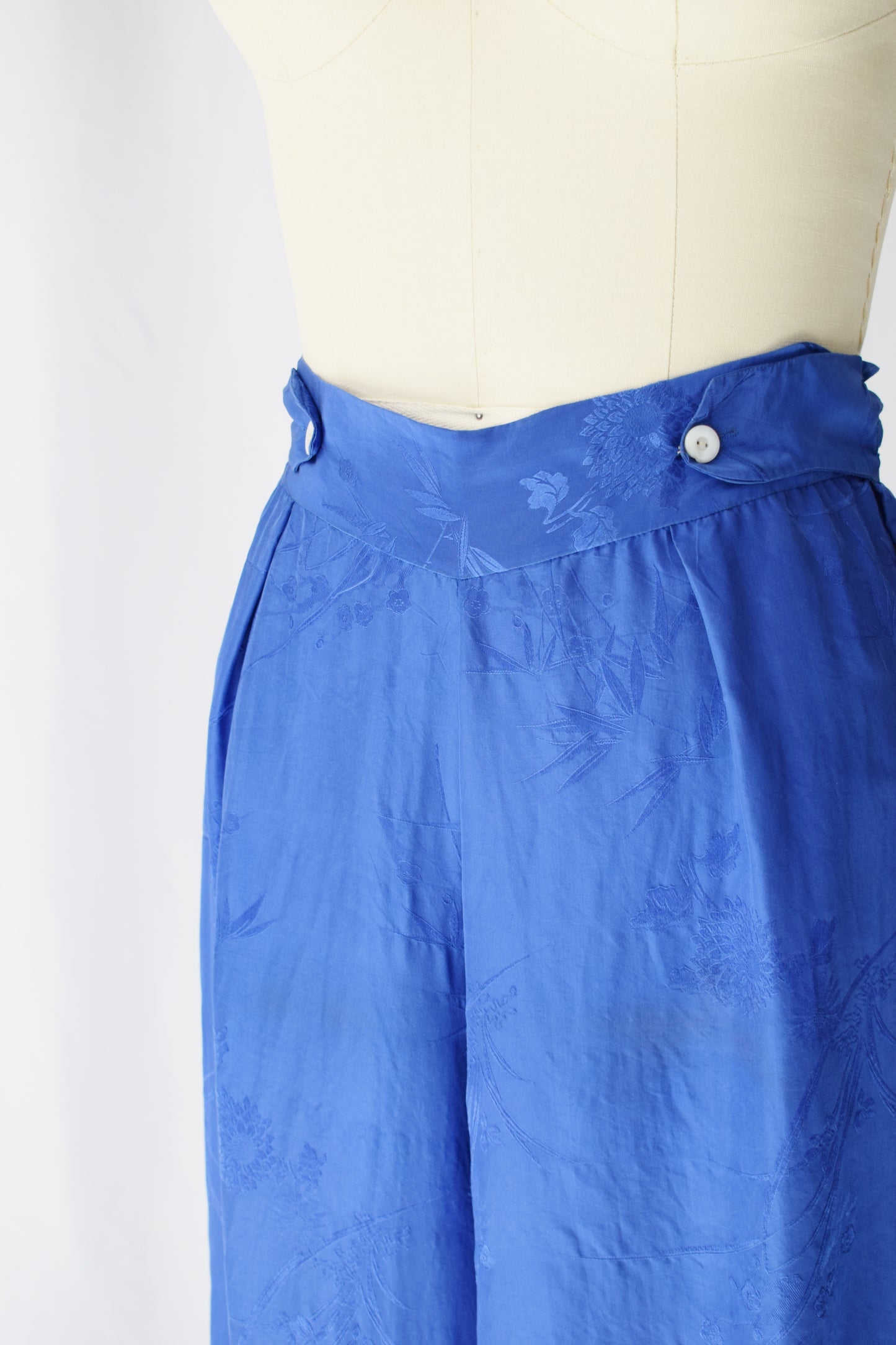 1940s/50s Silk Pajama Set | M