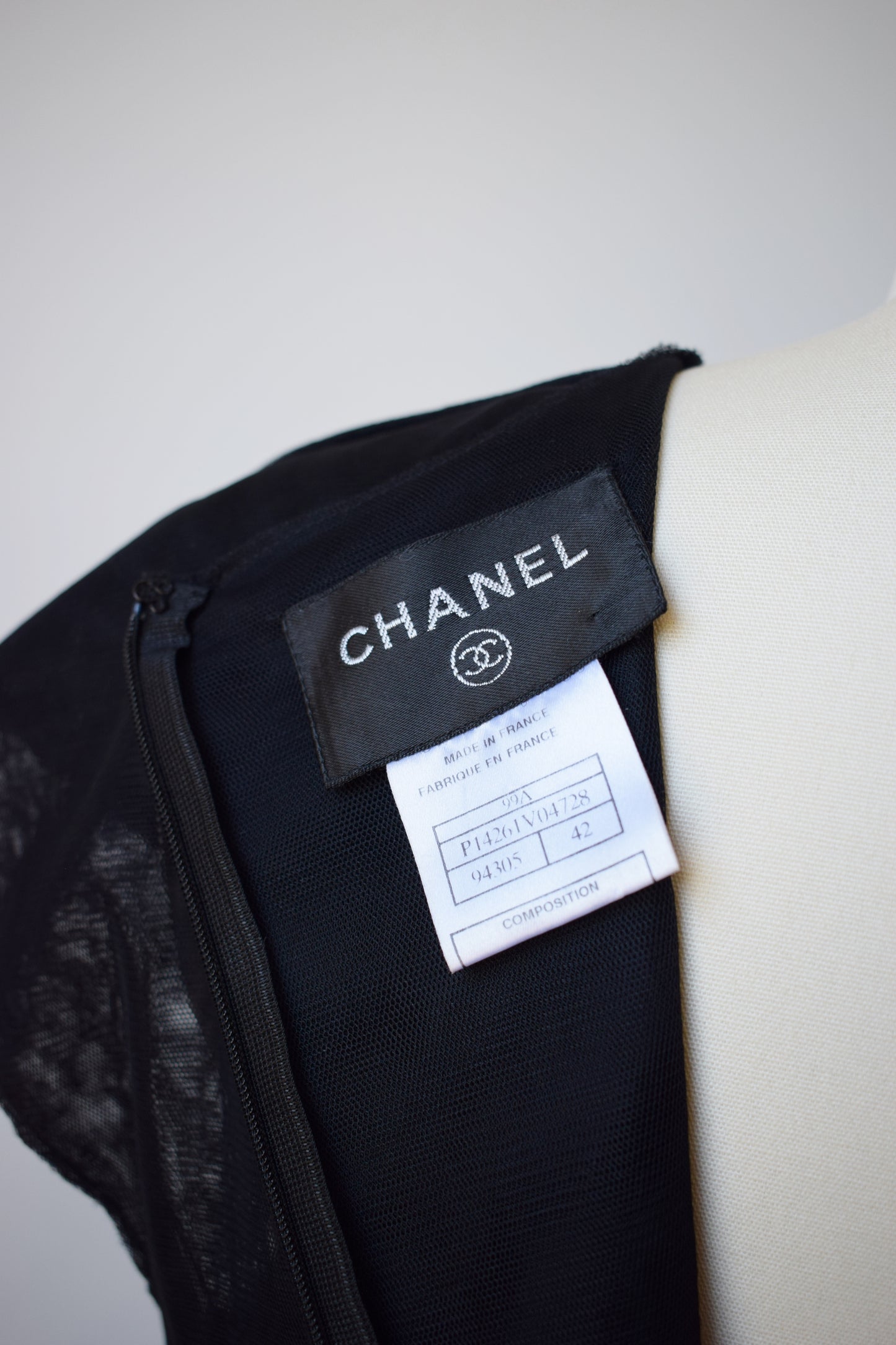 1990s Chanel Mesh Dress | L
