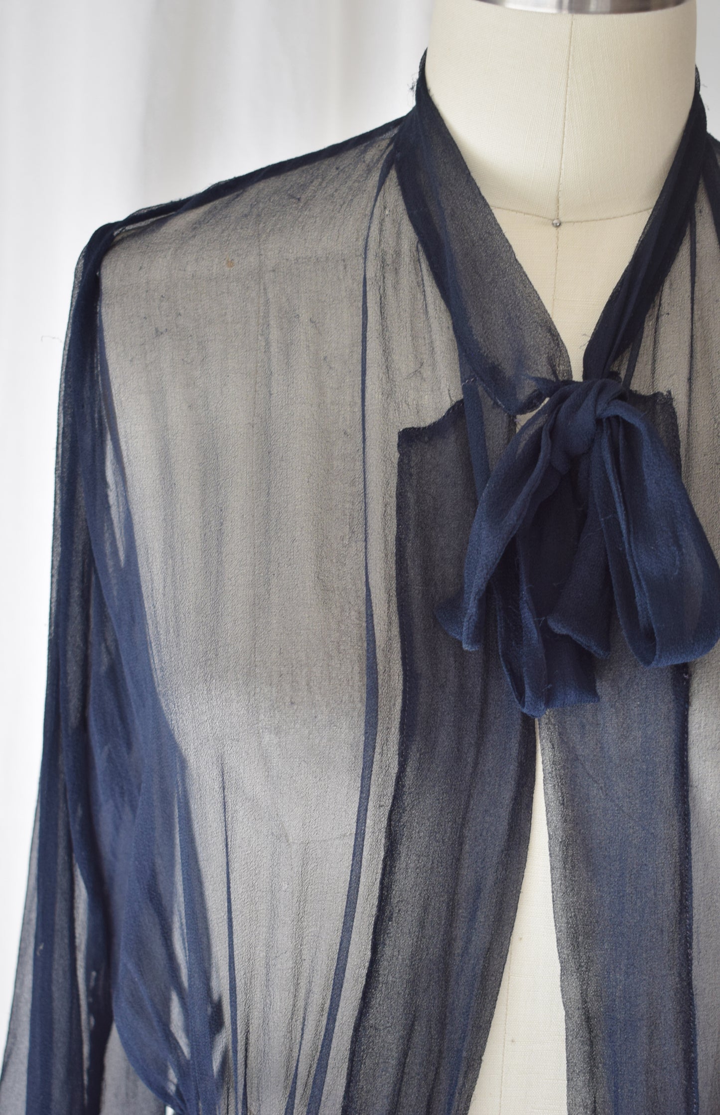 1930s Sheer Silk Jacket | M