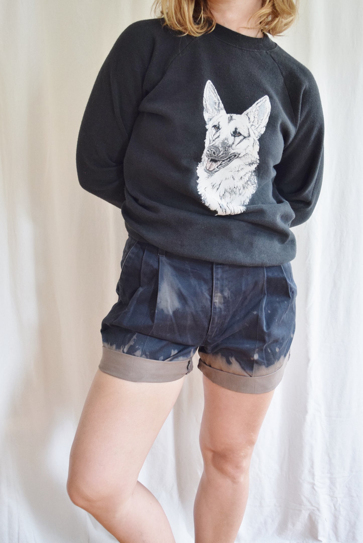 1980s German Shepherd Crew Neck